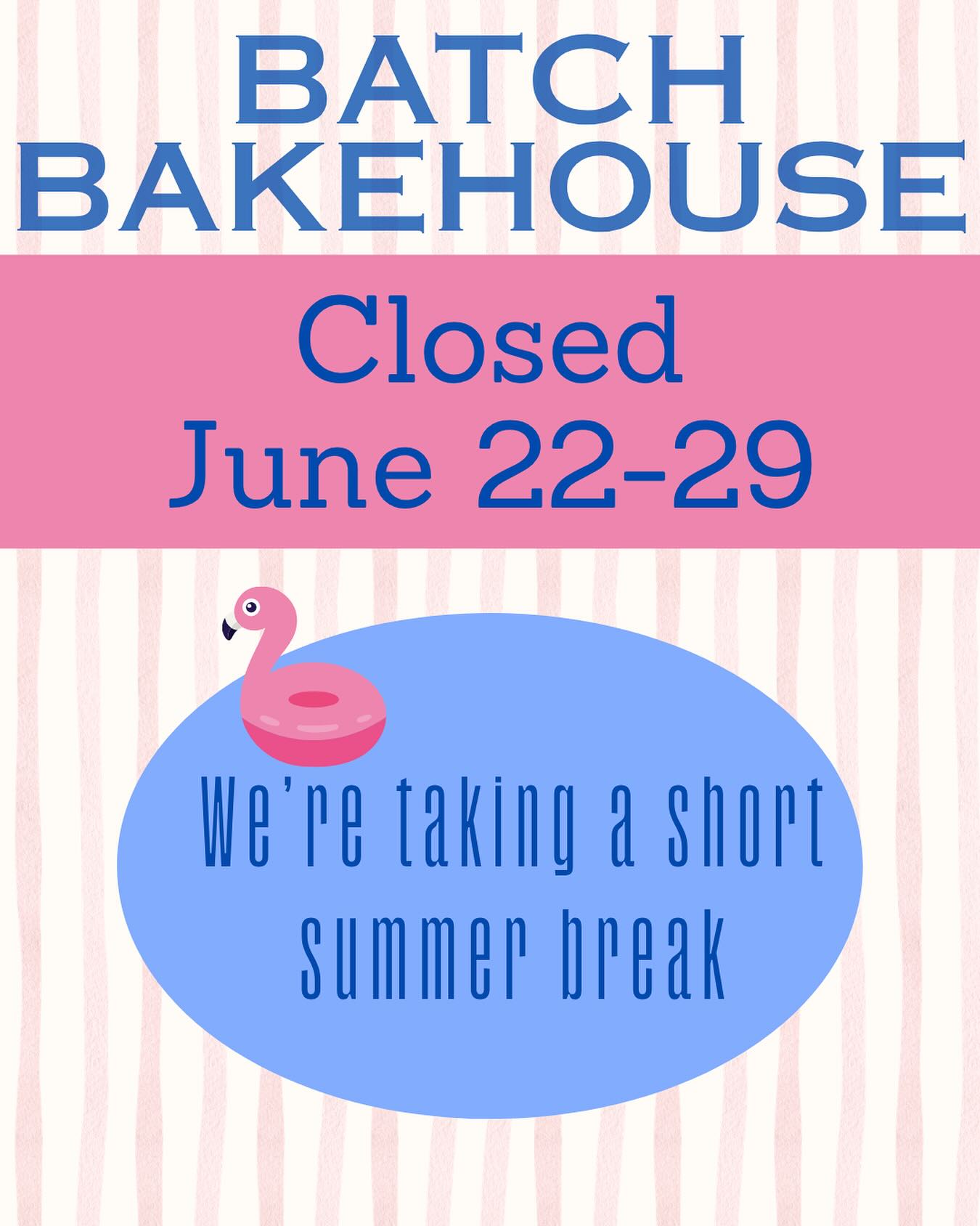Batch is on a short break this week! We’ll be back on June 30th, see you then ☀️