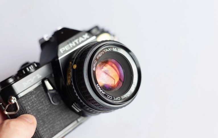 For Sale ✨
Pentax MV1 35mm Film Camera with Pentax-M 50mm f/2 Lens
£45 + pp
The camera body is in good cosmetic condition overall. The item has not been fully tested and is being sold as untested.
The lens focus ring operates smoothly. However, there are visible marks on the glass and there may be signs of haze and/or fungus present, as shown in the photographs. No lens cap is included.
Condition:
Camera body in good cosmetic condition
Untested operation
Lens focuses smoothly
Lens has marks to glass
Possible haze and/or fungus present
No lens cap included
Sold as vintage/as-is
Included:
Pentax MV1 camera body
Pentax-M 50mm f/2 lens