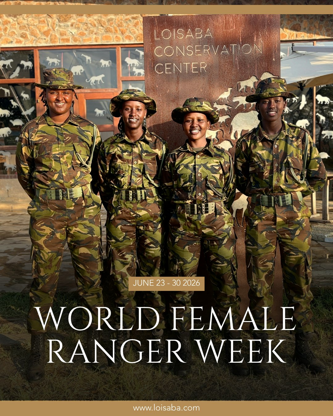 It’s World Female Ranger Week! At Loisaba, women are on the frontlines of conservation every day - monitoring rhino movements, coordinating field patrols, and working alongside our K9 unit to protect the wildlife and communities of Laikipia. This week, we’ll introduce you to four of them. Meet Jane, Dora, Catherine and Jackline. @worldfemalerangerweek #WorldFemaleRangerWeek #WomenInConservation #FemaleRangers #Loisaba #Kenya