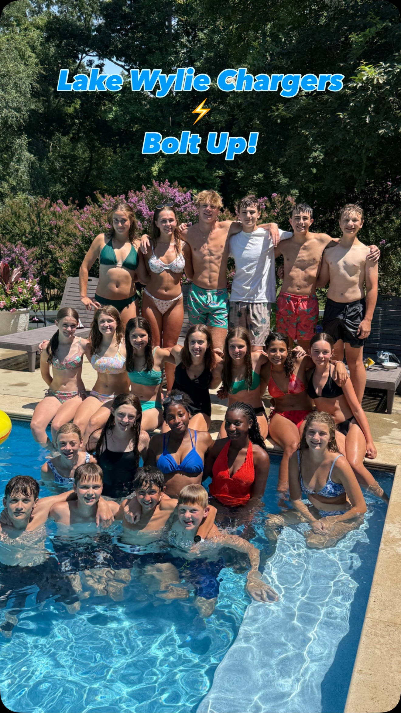Our Lake Wylie Chargers XC family continues to grow, and we love it. You send them, and we’ll build them with a complete, all‑encompassing approach. We work hard, we have fun, and we’ve built a culture of student‑athletes who don’t shy away from tough work. They unite and bond over these grueling summer miles, forging friendships and memories that will last a lifetime. Come be part of the family! #BoltUp #PlugInChargeOn #ChargersXCTF ⚡️