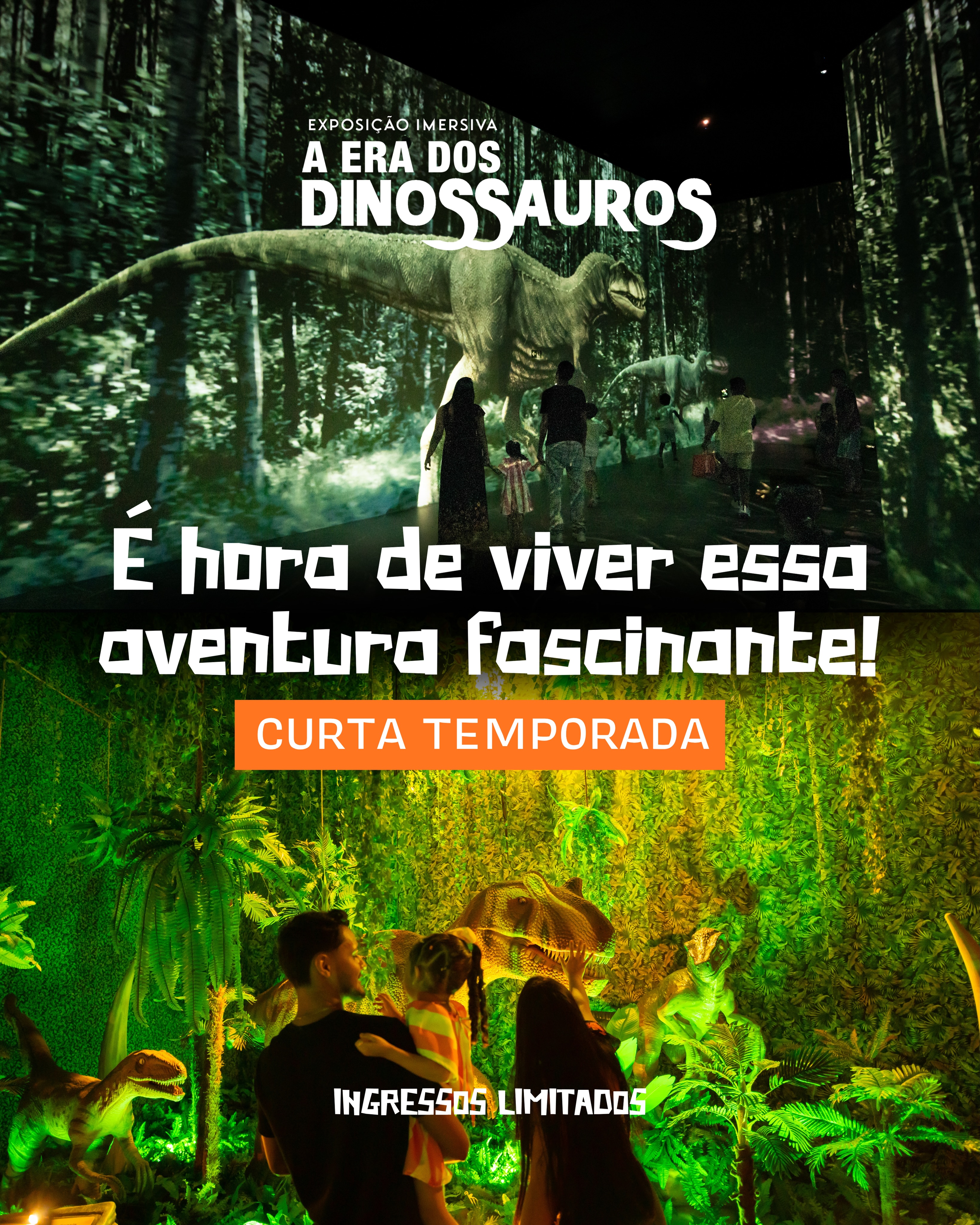 Os gigantes pré-históricos estão à sua espera!
Não perca tempo e venha se encantar com A Era dos Dinossauros no @shoppingdailha ✨
Ingressos limitados 🎟️