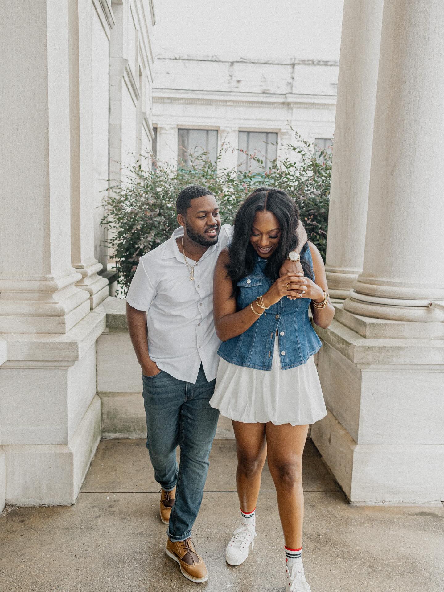 A little rain didn’t stop Domonique and Jak’s engagement session last weekend! ☔️🌧️💧