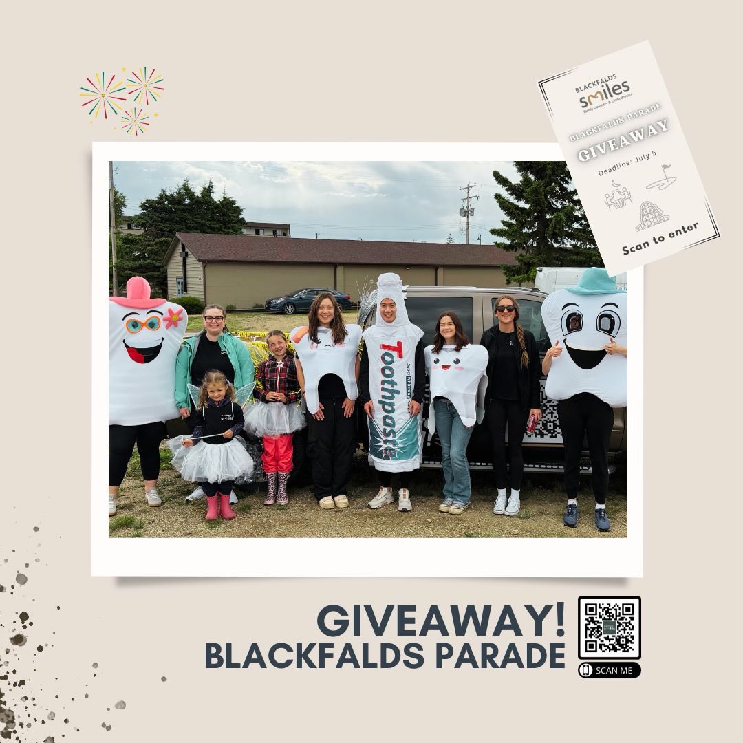 🌧️ Rain kept you away from the parade? We've got you covered. 🎉
The weather may not have cooperated for Blackfalds Days, so we're opening our giveaway to the entire Blackfalds community!
Enter for your chance to win 1 of 3 amazing local prize packages:
🎡 Family Fun
• 4 All-Day Ride Passes to Westerner Days
⛳ Friends Fun
• 4 Passes for 18 Holes at Spirit Creek
💆 Couples Fun
• Steam & Massage for 2 at Totally Refreshed
• $100 Gift Card to Earls
Entering is easy!
👉 Visit www.blackfaldssmiles.ca
👉 Click the giveaway banner
👉 Enter for your chance to win
📅 Entries close July 5, 2026
✨️ Winners will be contacted directly by phone and/or email✨️
Good luck, Blackfalds! ❤️