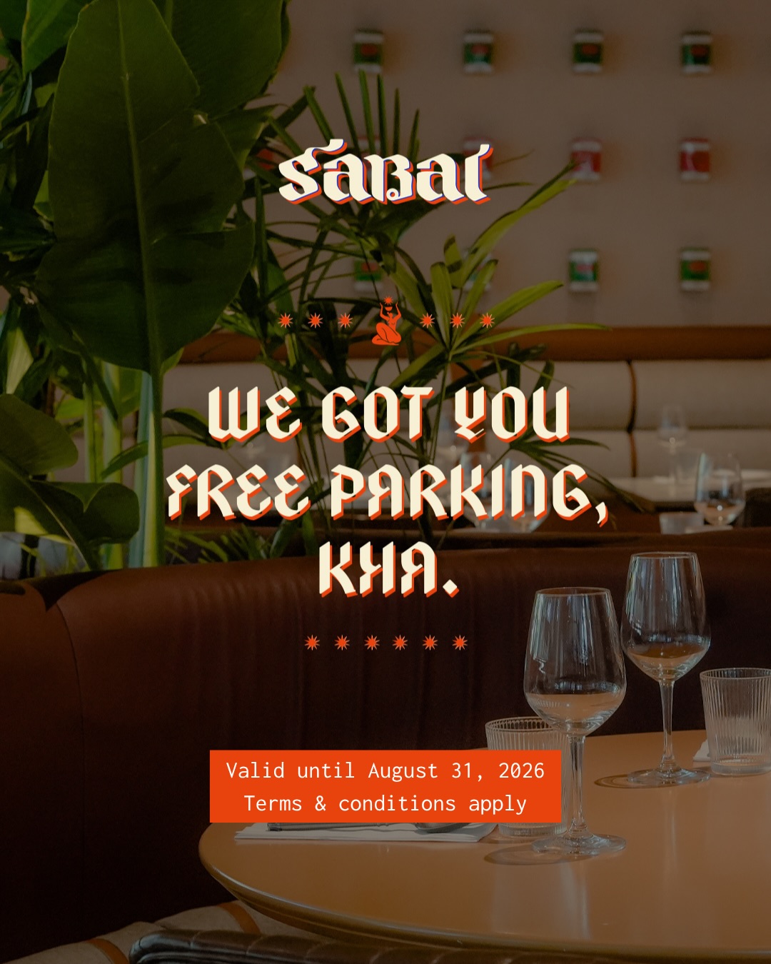 The only thing you should be searching for is what to order, not a parking spot. 😉🚗
Dine at Sabai and enjoy FREE parking, making your Thai food cravings even easier to satisfy. Gather your family, bring your friends, and enjoy a hassle-free feast with us! 🇹🇭✨
Reserve your table today!
#sabai #sabaimanila #freeparking #thaidining #bgc