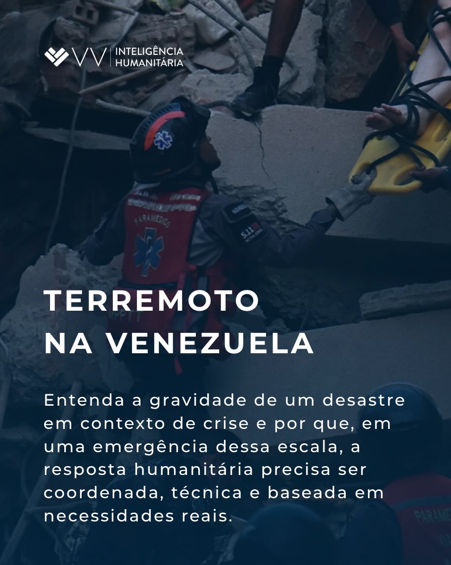 O terremoto que atingiu a Venezuela ocorre em um contexto de crise humanitária prolongada, marcado por deslocamentos, vulnerabilidades acumuladas e fragilização do acesso a serviços essenciais.
O tempo é determinante. As primeiras horas exigem equipes de resgate qualificadas, conhecimento técnico, coordenação operacional e acesso seguro às áreas afetadas. Ações desorganizadas, duplicadas ou sem avaliação adequada de riscos podem atrasar a resposta, dificultar o trabalho em campo e ampliar vulnerabilidades.
Neste momento, estamos realizando análise de necessidades, articulação com organizações locais verificadas e mobilização de recursos para apoiar a capacidade operacional no território.
Uma resposta eficaz integra preparação antes da crise, ação imediata durante a emergência e apoio estruturante no processo de reconstrução.