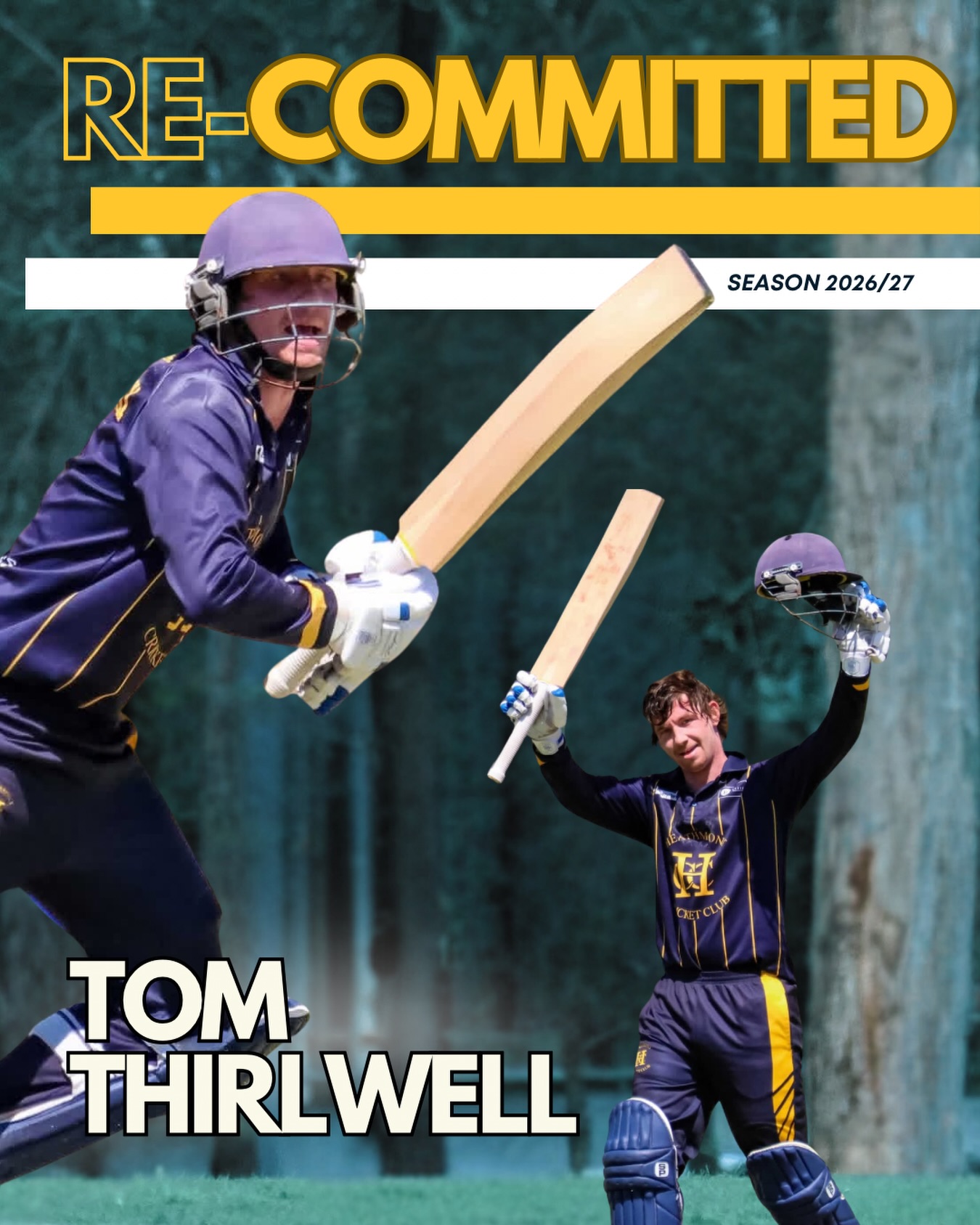 HE’S BACK!!
@tommythirlwell is back for another season 💙💛
-
#heathmontcricket #themightymontas #moose #localcricket #communityclub