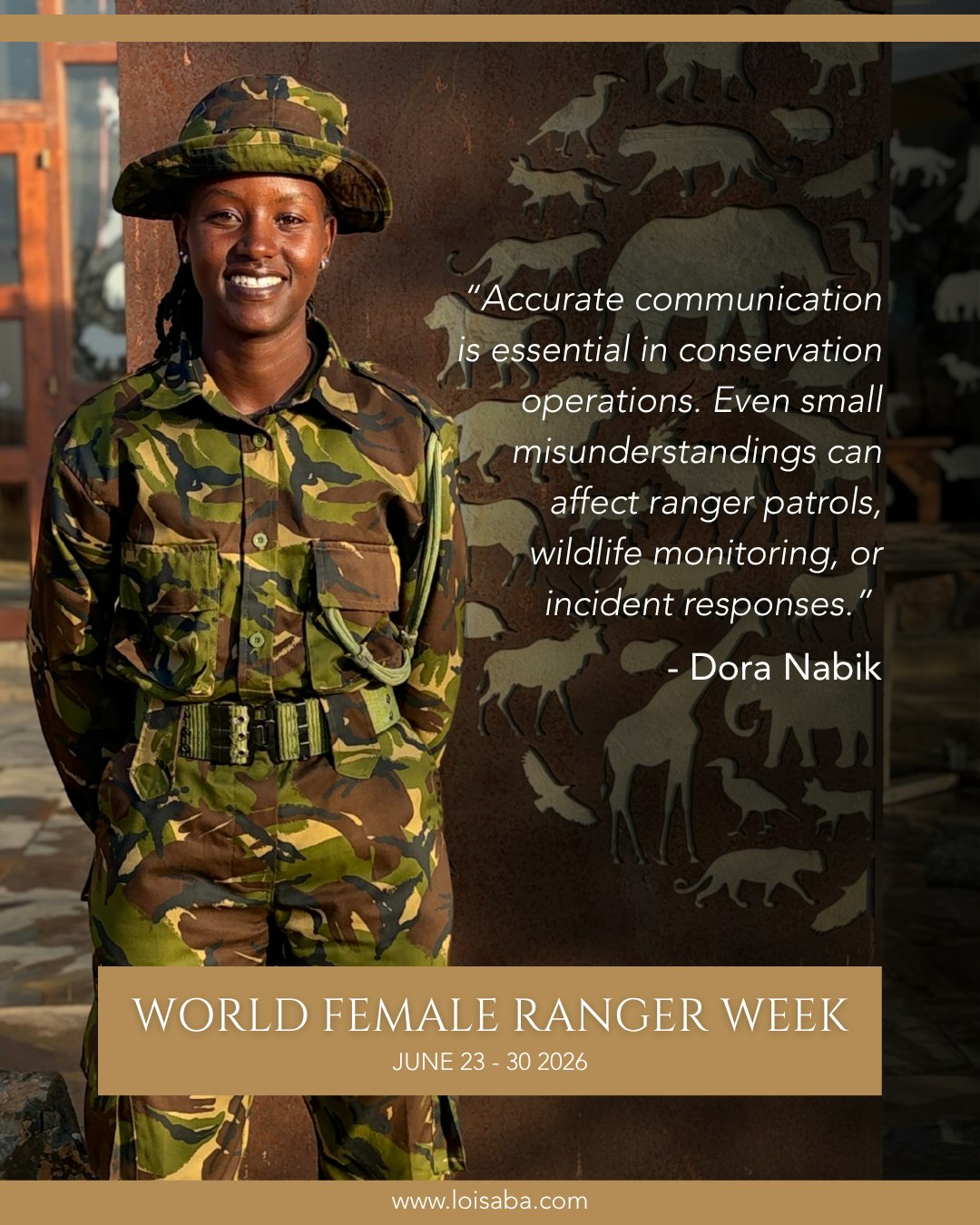 Dora Nabik grew up in the Kirimon community, watching conservation and community life intersect. Today she manages Loisaba’s rhino database, monitoring wildlife movements through EarthRanger and coordinating ranger responses in the field.
She credits one skill above all others for the job: listening. “Accurate communication is essential in conservation operations. Even small misunderstandings can affect ranger patrols, wildlife monitoring, or incident responses.”
Her favourite animal? The oryx - admired for its ability to endure extreme conditions and thrive where others can’t.
#WorldFemaleRangerWeek #FemaleRangers #WomenInConservation #Loisaba #Laikipia #Kenya