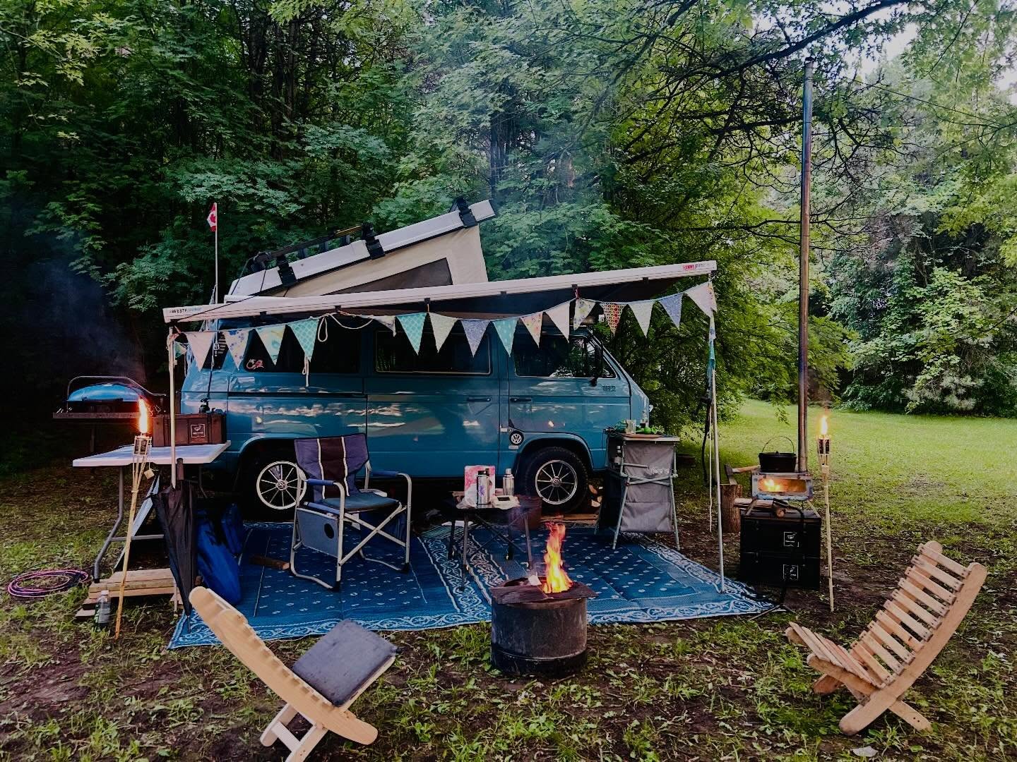 All set for the Tottenham Bluegrass festival - this is our 17th year! @tottenhambluegrass one of our favourites and only 20km from home. #bluegrass #bluegrassfestival #vwcamping #vanagonlife