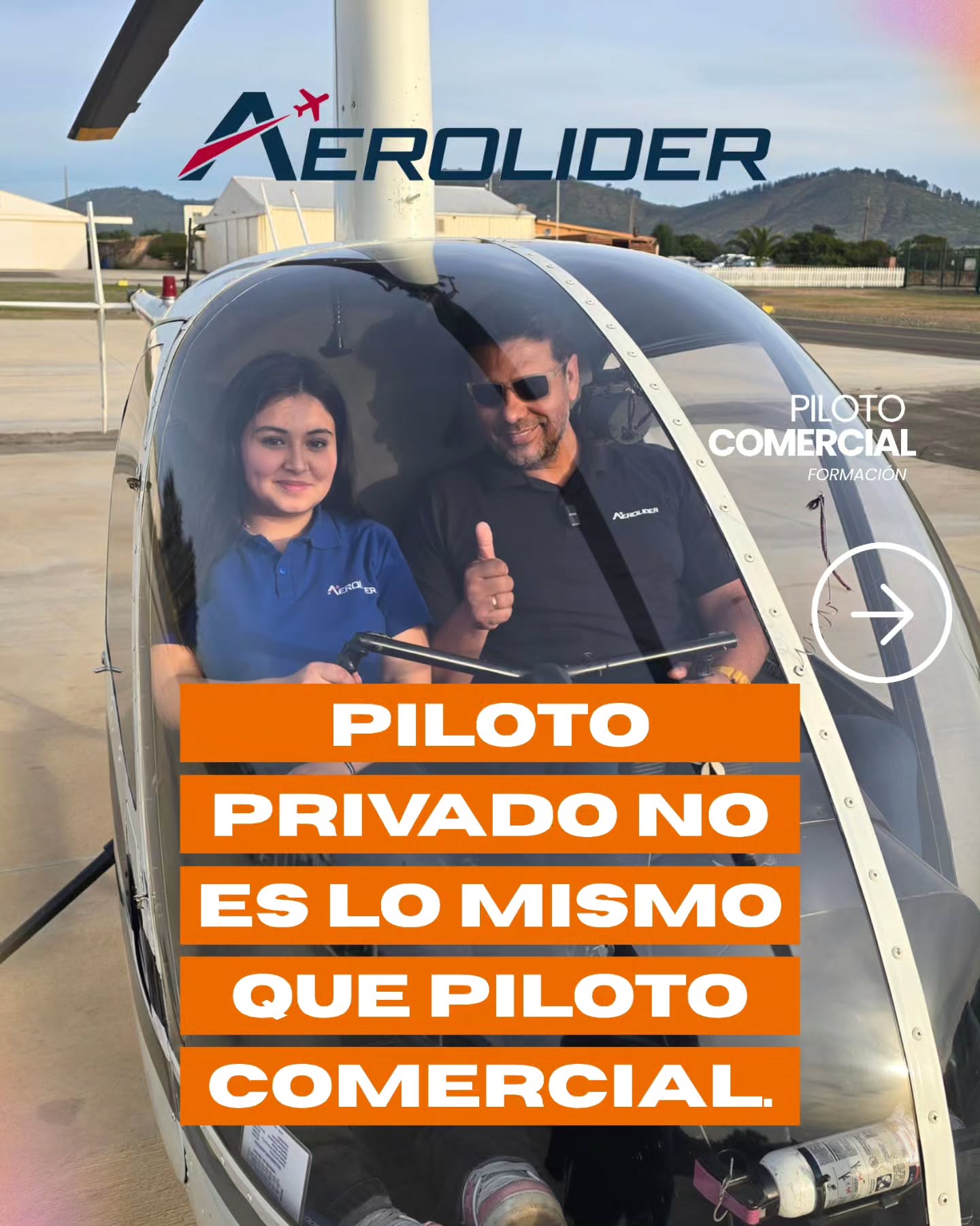 Muchas personas creen que obtener la licencia de piloto privado ya les permite trabajar como piloto. En realidad, esa licencia es el primer paso.
Si tu objetivo es vivir de la aviación, necesitas continuar hacia la licencia de piloto comercial y seguir una ruta de formación acorde a tus metas.
En este carrusel te explicamos las principales diferencias y qué camino debes seguir según tu objetivo.
📅 Agenda una asesoría y conoce cuál es la mejor ruta para ti.
#PilotoComercial #PilotoPrivado #Aviacion #FormacionDePilotos #Aerolider