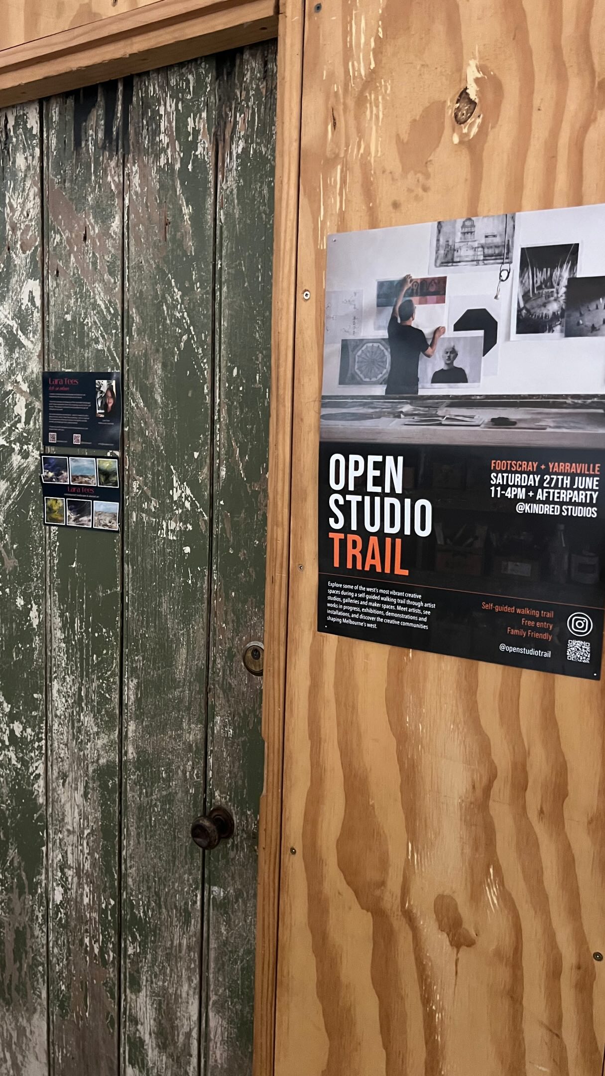 Step inside!
If you’ve ever wondered what happens behind the scenes in a working artist’s studio, this is your chance to take a peek behind the curtain!
This Saturday 27 June, I’ll be opening my studio doors from 11am–4pm as part of the Footscray @openstudiotrail. Visitors are welcome to explore my studio space, see works in progress, ask questions, and gain insight into how my paintings develop from initial layers through to finished pieces.
And as a small thank you for visiting, everyone who visits my studio can enter a draw to win an original mini oil painting.
The details:
210 Whitehall Street, Footscray
11-4pm
Free entry
Street parking available
Closest train station is Seddon