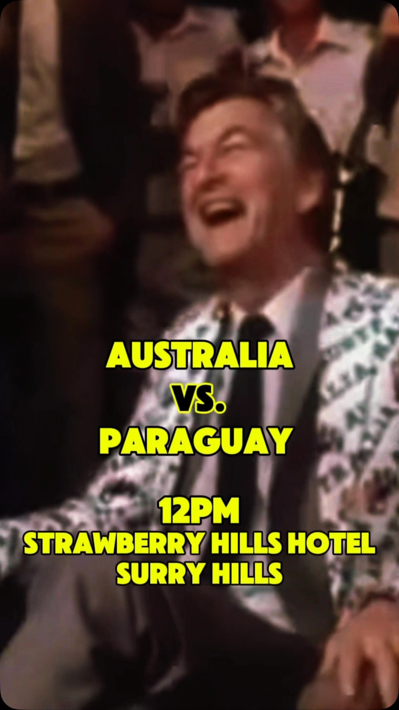 JOIN THE NATIONAL SICKIE AT 12PM 💛💚💛
The Socceroos take on Paraguay this Friday at 12pm, win or draw and we’re through to the Round of 32. 🇦🇺
Grab the crew, grab a long lunch, and roar them on with us.
Cold schooners, big screens, bigger nerves.
📺 Live & free at Strawberry Hills Hotel
🕛 Kick-off 12pm | Friday
Hawke said it best, you’ve got the old boy’s approval 💚💛💚
#Socceroos #WorldCup2026 #SurryHills #StrawberryHillsHotel