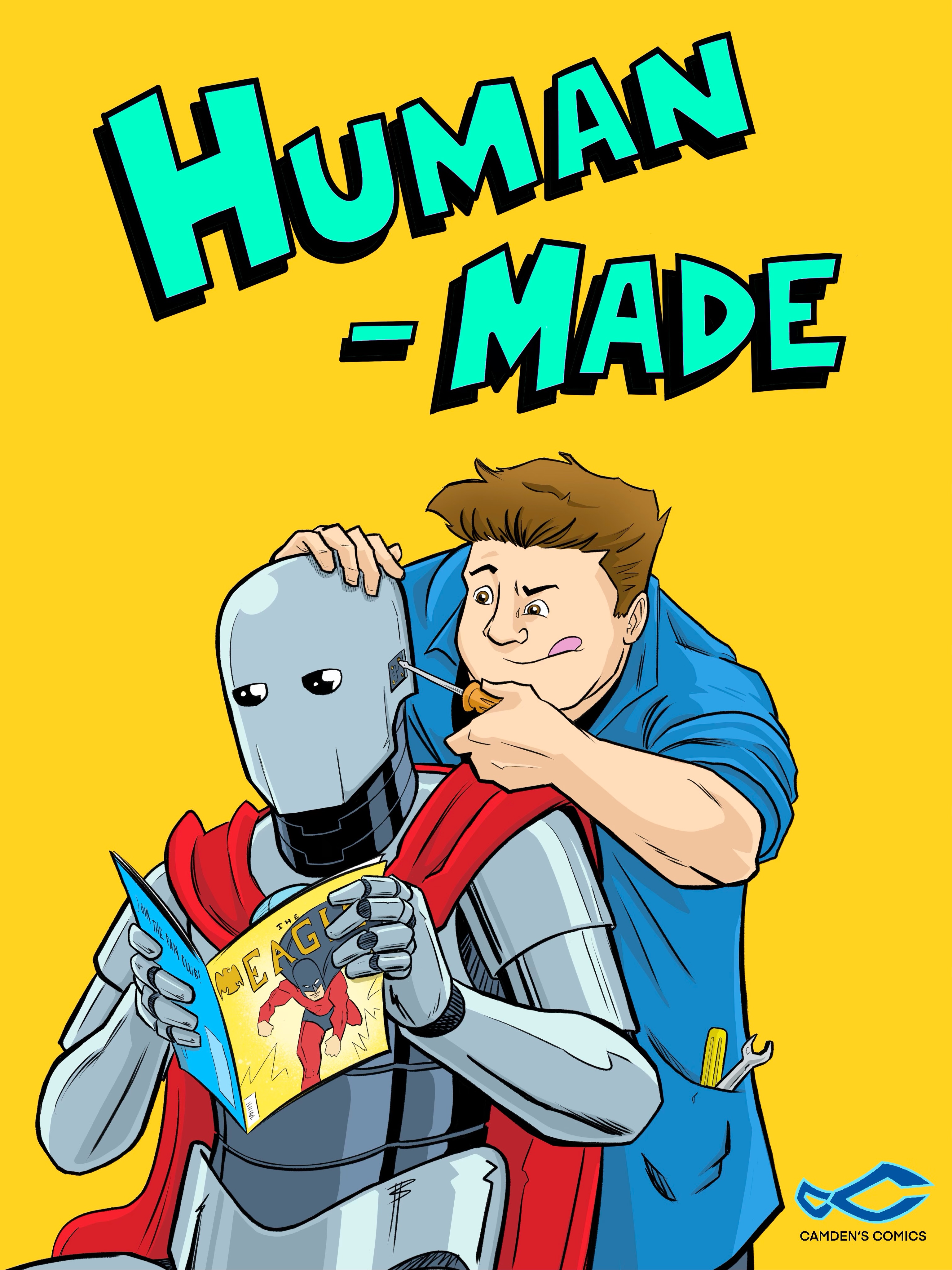 I was gonna get one of those “No AI” signs for my table but this is cuter.
#Anomaly #RobotSuperhero #NoAI
#CamdensComics #CreatorOwned