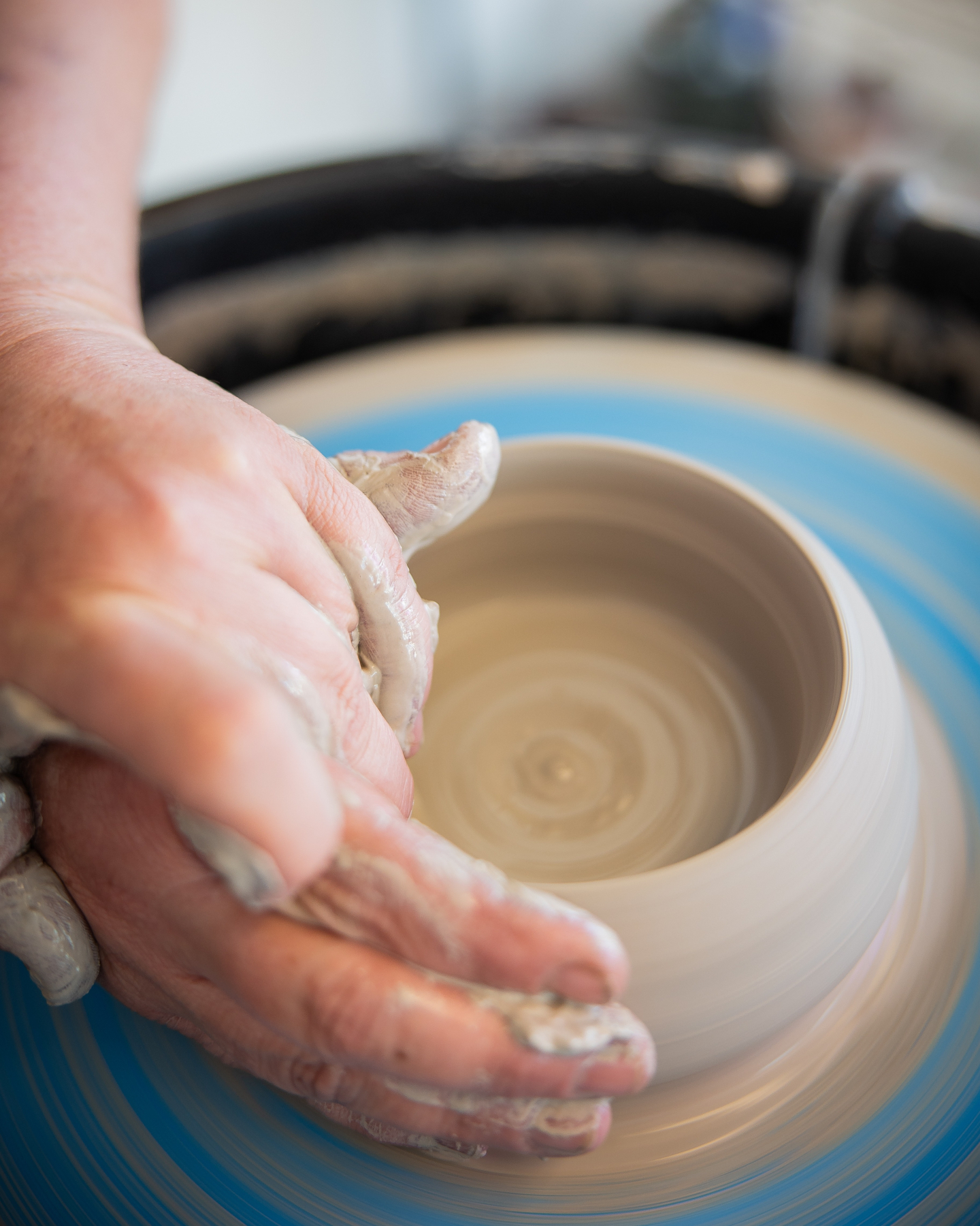 Some moments in the studio don't need much explanation.
Just steady hands, a spinning wheel, and a few quiet minutes where the rest of the world fades into the background.
It's hard to rush pottery. Clay asks you to slow down, pay attention, and be present with what you're making. Maybe that's part of why so many of us keep coming back.