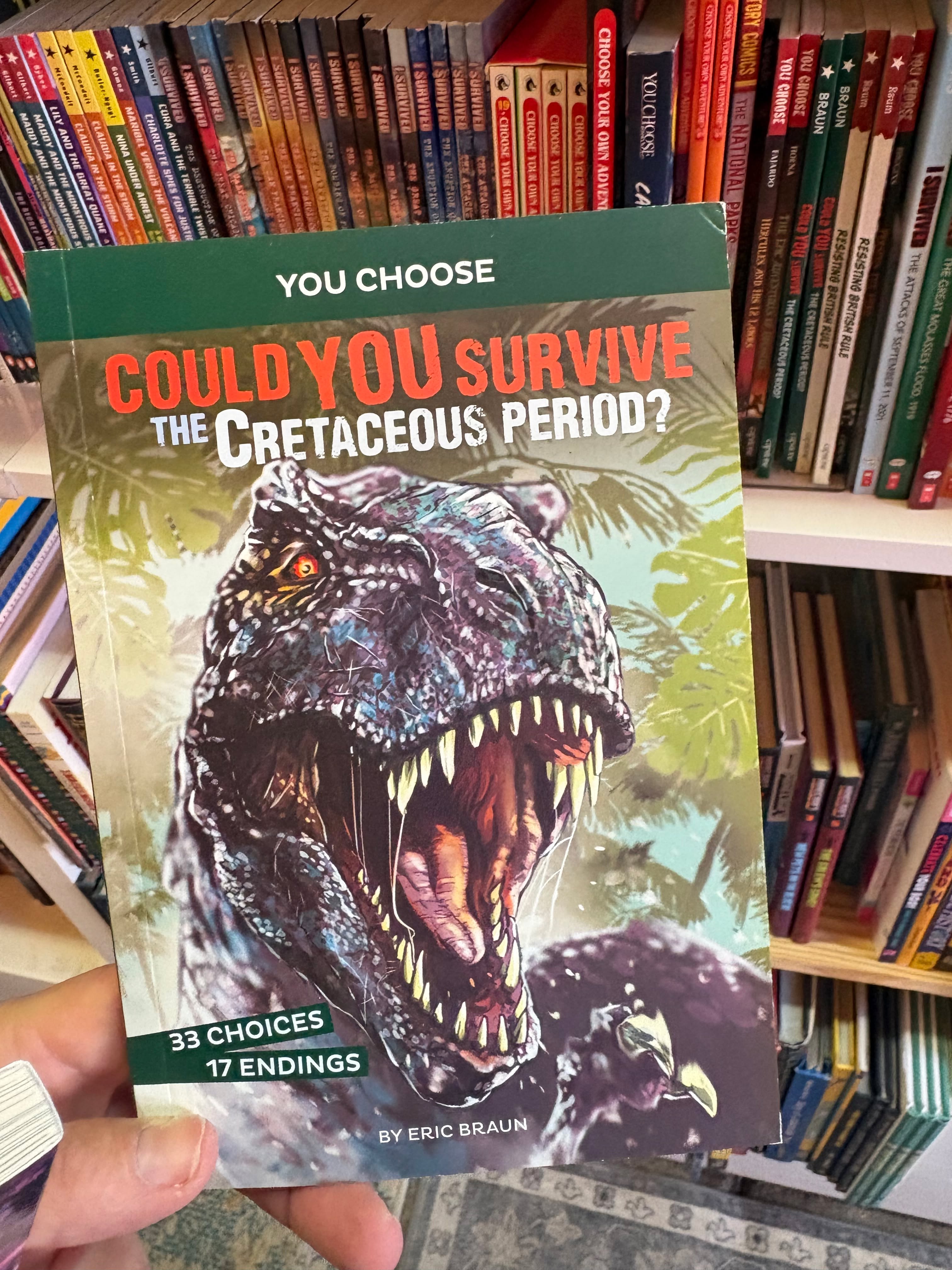 Nothing says summer like a chance to choose your own adventures! These stories transform reading into a game, where every decision changes the story and no two reading experiences are exactly the same.
These books are perfect for
- Reluctant readers who like being in control
- Kids who love puzzles, games, and problem-solving
- Reading together as a family (and comparing endings!)
and of course my favorite, re-reading again and again to discover what happens next
One book. Dozens of adventures. Come grab your next adventure in the shop!