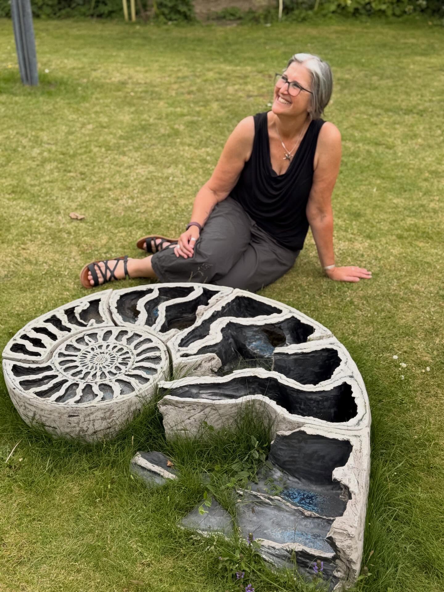 ‘What Remains?’
Ceramic Stoneware Sculpture for Fresh Air Sculpture
I was honoured to be invited back to exhibit at Fresh Air Sculpture in what is sadly its final year, after more than three decades in the Cotswolds.
This invitation provided the catalyst to realise a long-held idea: a sculptural work exploring the threat of extinction caused by climate change.
What Remains? revisits a question that has inspired my ceramic practice from the beginning…
A fragmented, fossilised form emerges from multiple ceramic shards, tracing the story of a vanished life. ‘What remains? evokes the threat of extinction through climate change – species lost and futures fragile. Assembled together, the parts become whole, suggesting collective responsibility, shared resilience, and the power of unity to shape hope..
•
•
•
@freshairsculpture
#freshairsculpture
#ceramics
#sculpture
#art
#ceramicart
@craftpotters