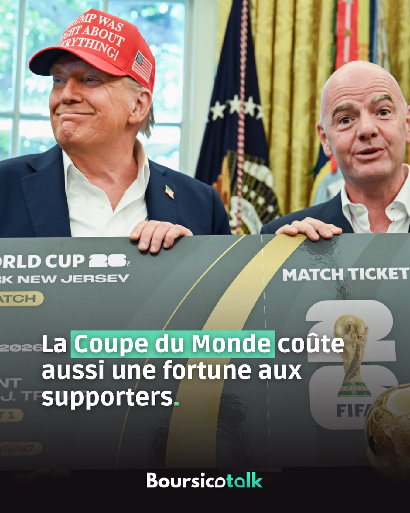 La Coupe du Monde coûte aussi une fortune aux supporters.⚽️
La défaite des Diables Rouges a laissé un goût amer.
Mais au-delà du résultat sportif, un autre chiffre interpelle : assister à une Coupe du Monde aux États-Unis représente un budget colossal pour les supporters.
➡️ Les billets peuvent coûter plusieurs centaines, voire plusieurs milliers d’euros selon les matchs
➡️ Les vols vers les États-Unis explosent en période de
Mondial
➡️ Hébergement, transports et restauration font rapidement grimper la facture
➡️ Un séjour complet peut facilement dépasser 5.000€
par personne
➡️ Les retombées économiques pour les villes hôtes se chiftrent en milliards de dollars
Pourquoi c’est important ?
Parce que la Coupe du Monde est devenue un véritable moteur économique, où les revenus générés par les supporters dépassent largement le simple aspect sportif.
Pour les fans, assister à plusieurs rencontres implique aujourd’hui un investissement comparable à celui de vacances haut de gamme.
Entre les billets, les déplacements entre les différentes villes américaines et le coût de la vie sur place, le budget peut rapidement s’envoler.
À l’inverse, les organisateurs, les compagnies aériennes, les hôtels et les commerces locaux profitent pleinement de cet afflux de visiteurs.
La Coupe du Monde est désormais autant un événement économique qu’un événement sportif.
___
Abonne-toi à @boursicotalk pour ne rien manquer de l’actualité économique et financière 📈