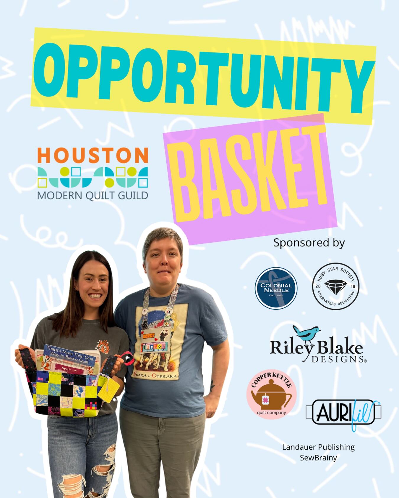 Opportunity Basket winner for June! Thank you so much to our amazing sponsors! ✨🪡🧵