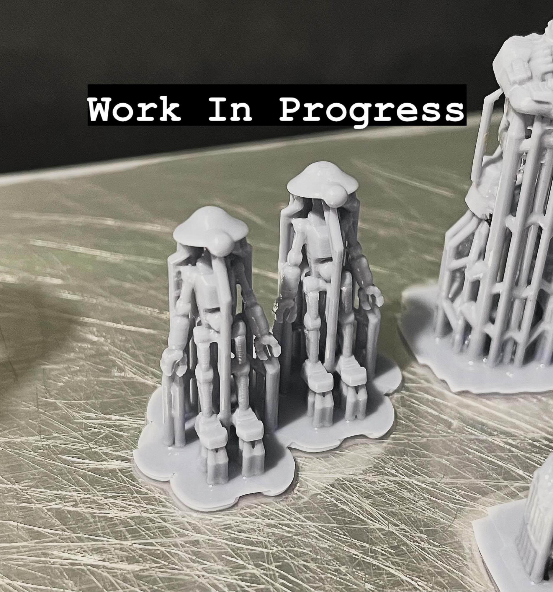 Working on some Legion scale Pit Droids to add to my collection.
These will be my first miniatures made using Zbrush. I am excited to see where this road takes me.
#starwars #droids #miniature #legion #3dprinting