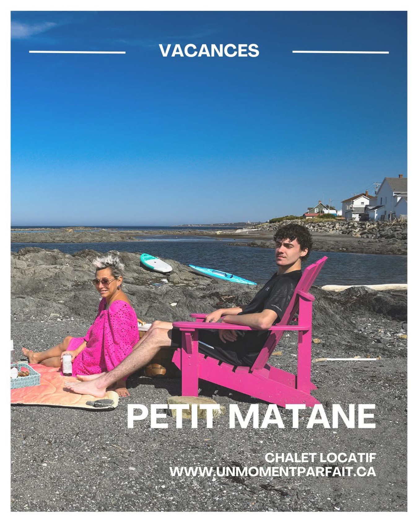 Et si votre plus beau voyage cet été ne nécessitait pas de prendre l’avion?
Parfois, il suffit d’un chemin qui mène à la mer, d’un café au lever du soleil, d’un pique-nique sur la plage et du bruit des vagues pour avoir l’impression d’être à des milliers de kilomètres.
À Petit-Matane, les vacances prennent leur temps. 🌊