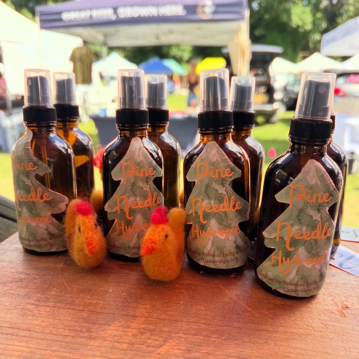 Have you gotten to smell our farm distilled Pine Hydrosol? Pairs perfect to brighten a room, add to your dryer wool balls, or our chicken car fresheners!
Come check them out @spacityfarmersmarket ! Along with candles, felting kits, and fresh chicken. It’s a beautiful day for a market!
#farmfresh #spacityfarmersmarket #pine