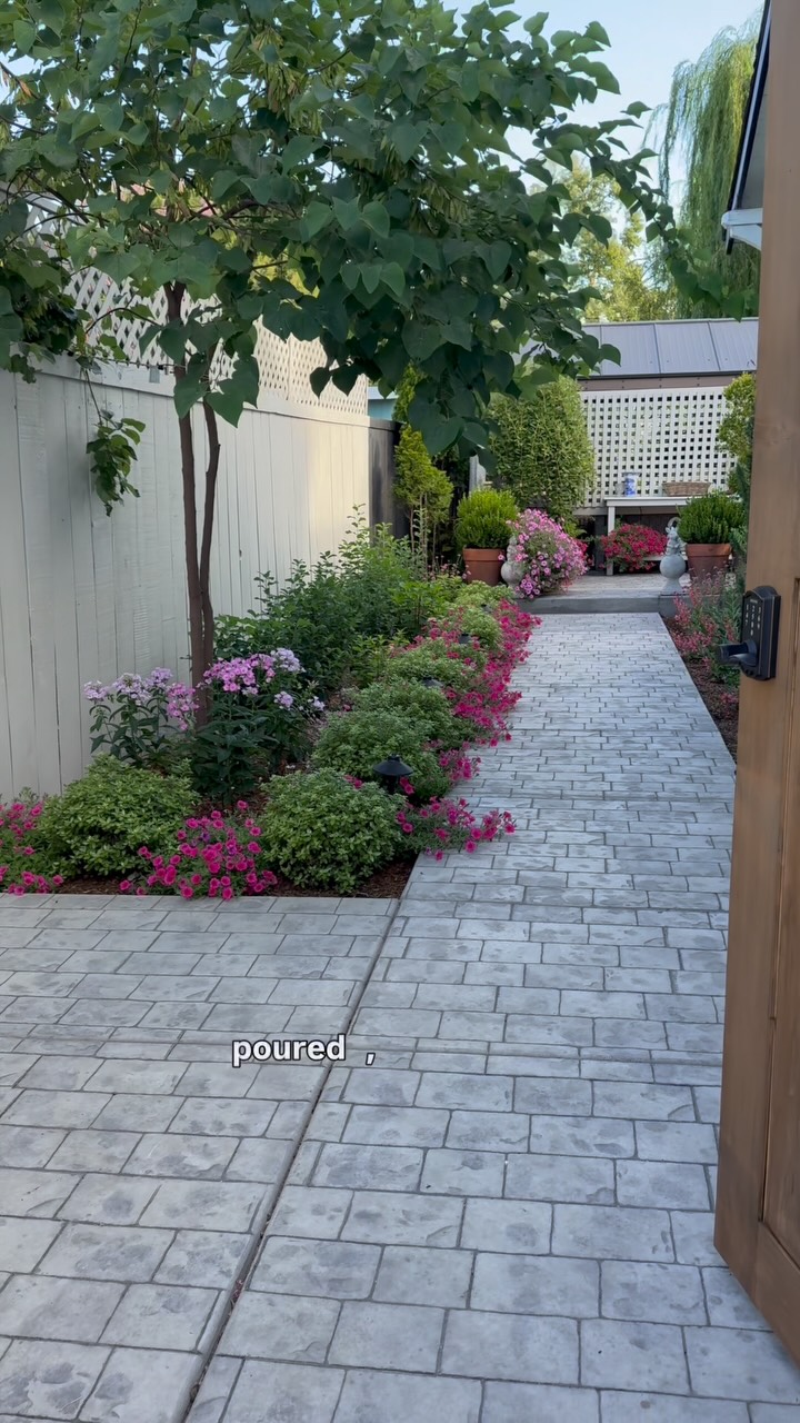 So how much does a full patio, walkway and entrance cost? A lot…. It definitely would have been more affordable if I didn’t choose this stamp pattern but to me it was worth it. I would definitely do it again in a heartbeat!