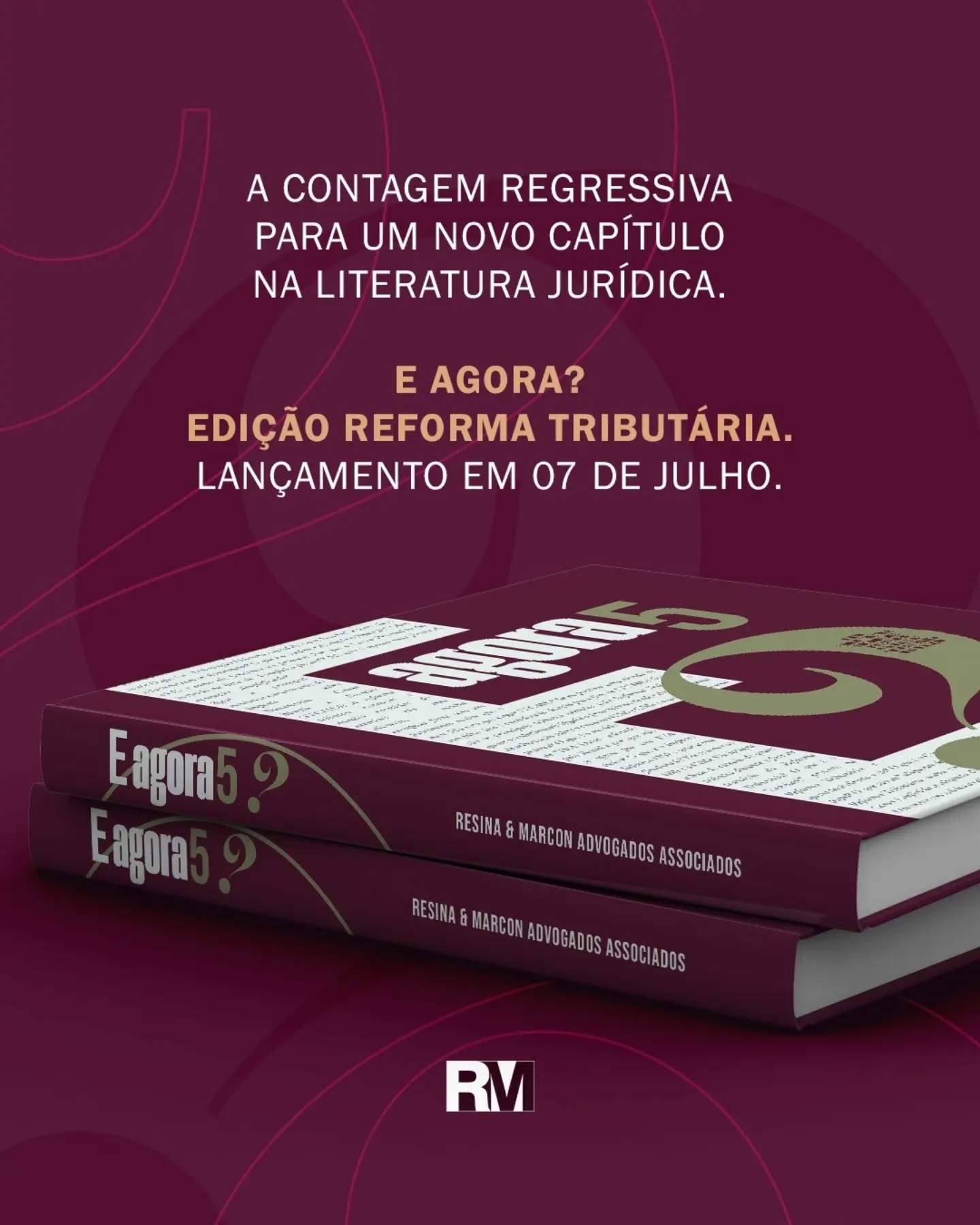 Vem aí: E agora? Reforma Tributária.
Nova publicação do escritório Resina e Marcon - difusão de conhecimento para a proteção do seu negócio.
Lançamento em breve.
#EAgora #Publicação #ResinaMarcon #ReformaTributaria