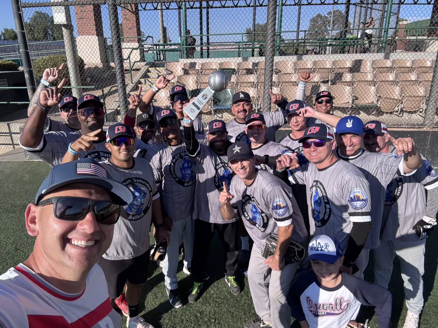 Finding success IN the field and ON the field. CSPB officers completed the 2026 Larry Moore Tournament as undefeated champions! 🏅⚾️
Larry Moore spent 31 years with the LAPD, first as a motor officer before rising to the rank of Athletic Director. In this role, Moore was tasked with keeping officers healthy and fit for duty. He was an active member of the board that oversees the Police and Fire Games and created the one-day, multi-event Toughest Cop Alive Competition.
Congrats on your impressive teamwork!
