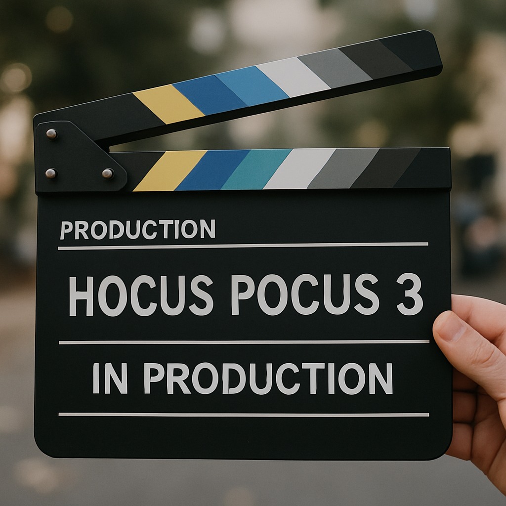 Download our app and visit the free Visitor Info section for current updates on the production of Hocus Pocus 3!