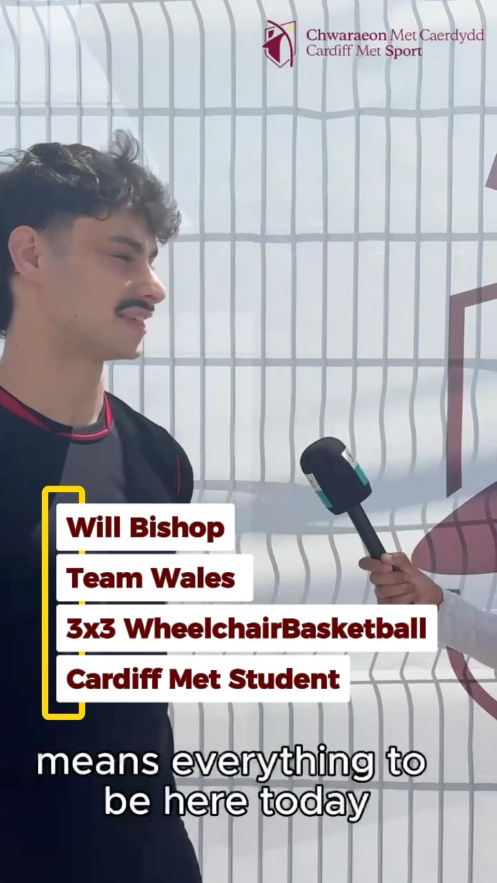 Last week at the @team_wales Kings Baton Relay at @cardiffmet - @fathema._.k spoke to @w1lltb 🏀
“Before coming to Cardiff Met, I did the Commonwealth Youth Games for para athletics, and now I’ve been with the performance pathway at Cardiff Met.
I’ve come on leaps and bounds through Cardiff Met and now potentially finishing that journey with the senior Commonwealth Games is just amazing.”
____________________
Yr wythnos diwethaf siaradodd @fathema._.k â @w1lltb 🏀
“Cyn dod i Cardiff Met, cystadlais yng Ngemau Ieuenctid y Gymanwlad mewn para-athletau, ac erbyn hyn rydw i wedi bod yn rhan o’r llwybr perfformiad yn Cardiff Met. Rydw i wedi datblygu’n aruthrol drwy Cardiff Met, ac mae’r posibilrwydd o gwblhau’r daith honno yng Ngemau’r Gymanwlad i’r tîm hŷn yn anhygoel.”
#Glasgow2026 #CommonwealthGames2026 #TeamWales #TheMetSport