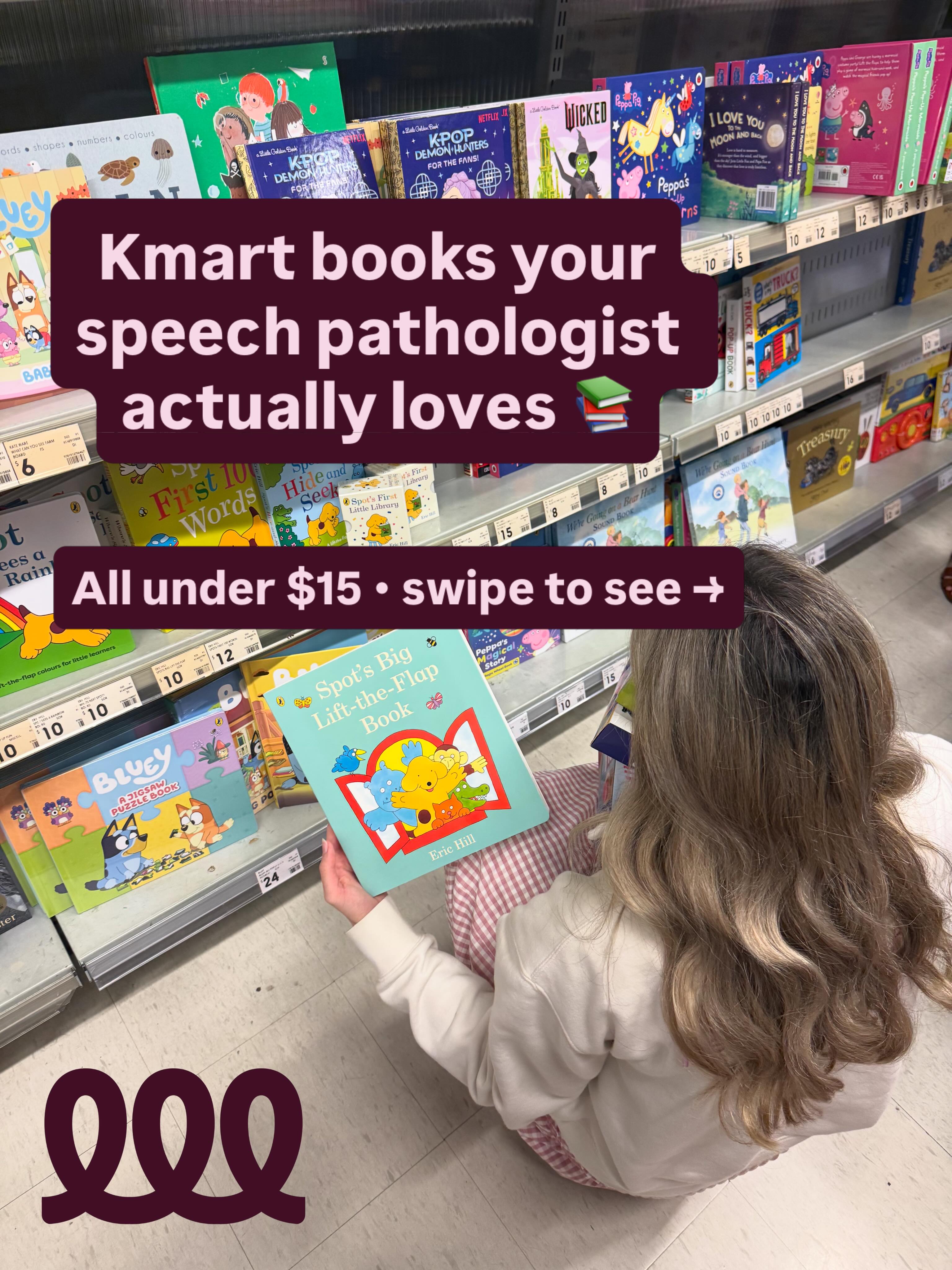 📚 Kmart book picks — speech pathologist approved!
I’ve been loving the content from @soulspeechpathology about simple, affordable toys and books that actually support communication development — and it inspired me to do the same at our local Kmart 🛒
You really don’t need to spend a lot to make a big difference. A great book between $5-15 can build vocabulary, spark conversation, encourage turn-taking, and make language learning feel like pure play.
Swipe to see our favourite picks from the shelves right now 👉
Save this post for your next Kmart run! 💚
📍 Brisbane | eachspeechpearplum.com.au
#eachspeechpearplum #speechtherapy #speechpathologist #slp #kmart