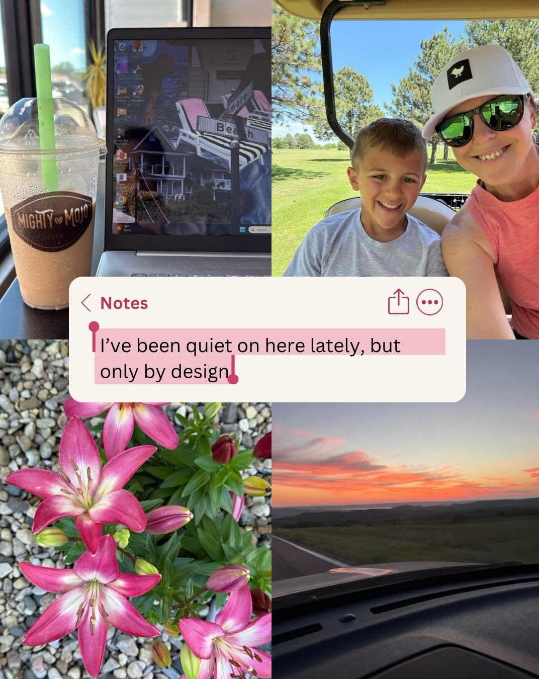 This season of baseball fields, fishing trips, patio mornings, sports camps, and yes… two surprise baby ducks 🦆🤣 has been exactly the reason I built this business in the first place.
Be Creative is still kickin away, still creating, and still taking on branding and creative projects. I’m just spending a little less time on Instagram and a little more time being present for the moments that matter most.
Summer has been full, flexible, and a little chaotic… in the best way ☀️
And when school starts back up? I’ll be ready to settle back into my office and hit the ground running 🤍