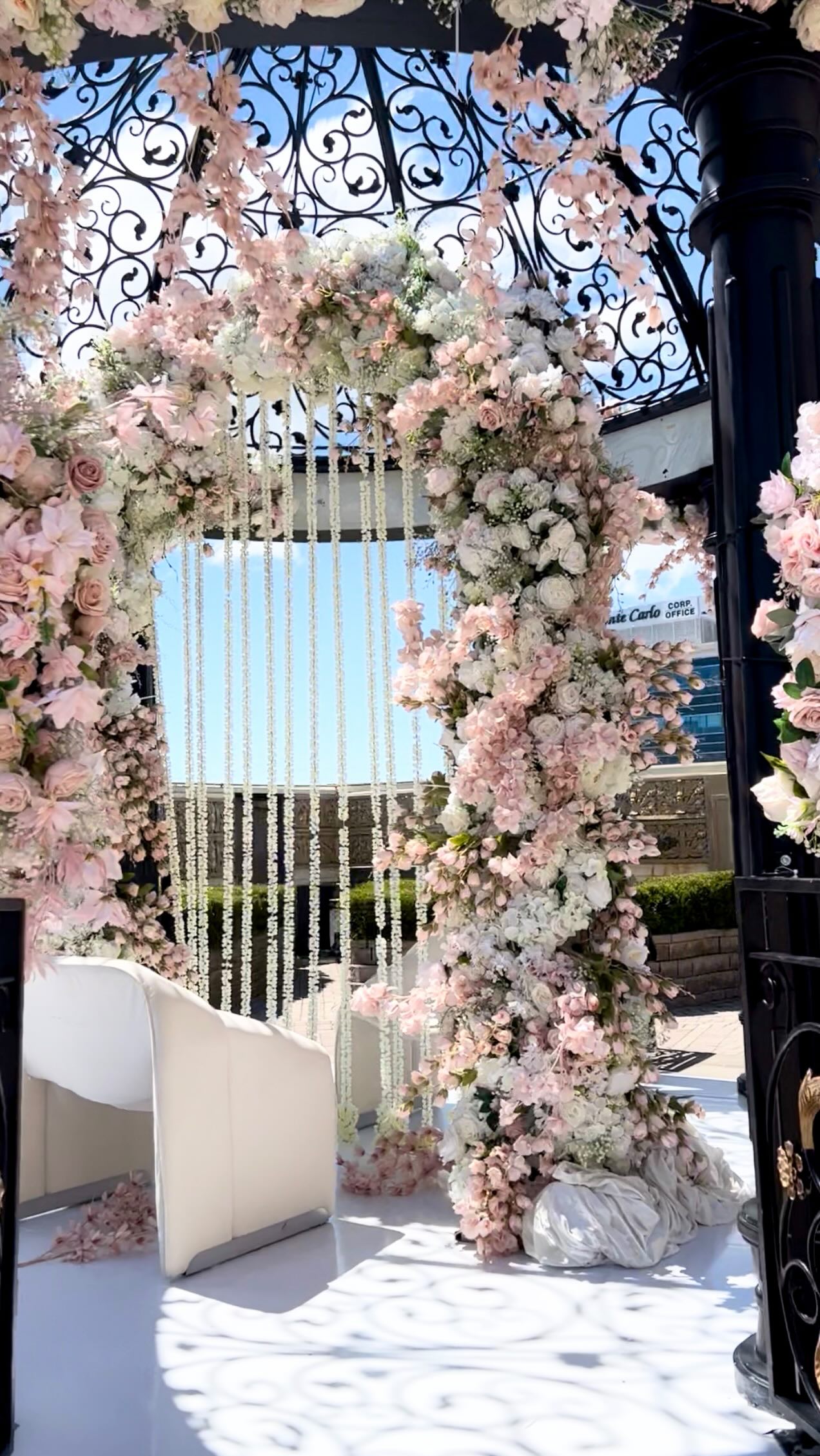 A breathtaking floral canopy creates the perfect place to say "I do," where love blossoms beneath a masterpiece of cascading blooms and timeless elegance. Designed to feel like a dream brought to life, every delicate petal and lush arrangement transforms the ceremony into a magical escape 🕊️
Decor: @rubysdecor
Venue: @grandvictorianconventioncentre