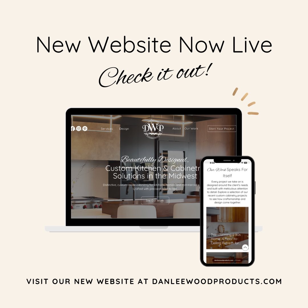 Big announcement 📣
We are so excited to finally launch our new website! It has new project bios and photos, FAQs and so much more. If you want to know all about what we fo here at DWP Custom cabinetry, head to the link in bio💻