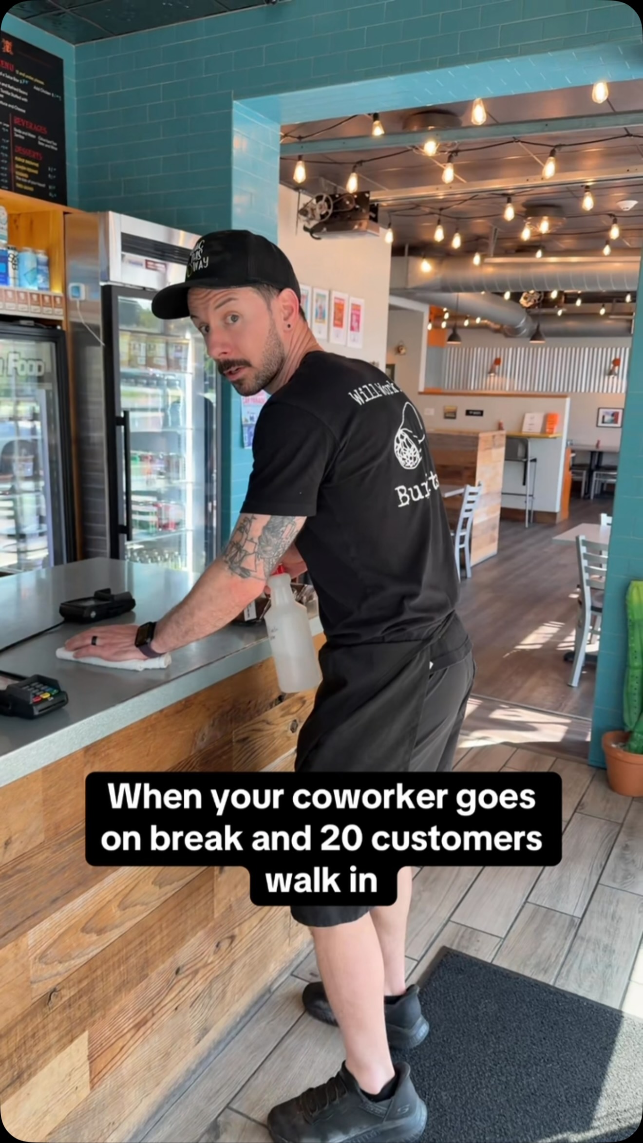 It’s always as soon as they go on break 😭
#RestaurantLife #SmallBusinessHumor #WorkHumor #fyp #ServerLife