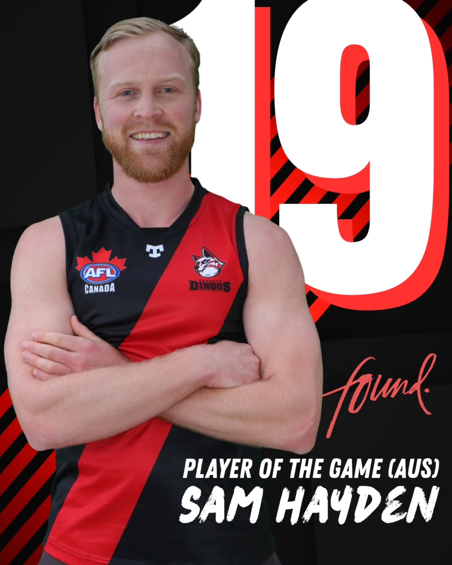 Another monster performance from another first year Dingo! The @found.coffee Player of the Game (🇦🇺) for Round 5 is @samuel.hayden!
Sammy's brilliant play makes him the first Dingo to earn 2 Player of the Game Awards in 2026!
#AsAPack
