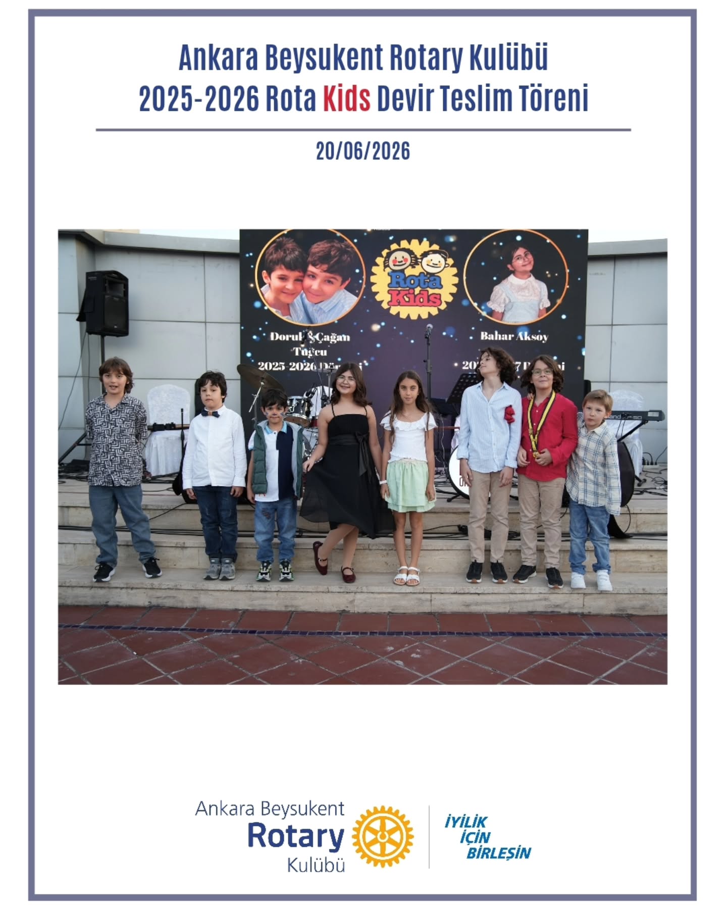 2025-2026 Dönemi Rotakids Başkanı sevgili Çağan, Aralık’da sevgili Doruk’dan devraldığı başkanlık kolyesini 20 Haziran 2026 tarihinde 2026-2027 Dönemi Rotakids Başkanımız sevgili Bahar’a devretti. Dönemimiz boyunca her etkinlik ve toplantıda Rotakids’i başarılı ile temsil ettikleri için Doruk ve Çağan kardeşlere teşekkür eder, yeni dönem Rotakids başkanımız Bahar’a da başarılar dileriz.
#BeysukentRotaKids #RotaKids #İyilikİçinBirleşlin #KalıcıEtkiYarat
.
.
.
#Reklam Değildir