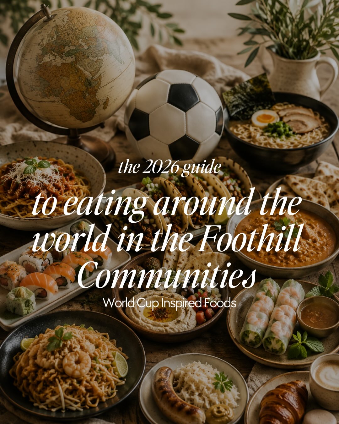Who says you need a passport to travel the world? 🌎✈️
With the World Cup bringing the world together this summer, I thought it would be the perfect time to take a little culinary journey right here in our own backyard. ⚽️🌎
One of my favorite things about living in the Foothill Communities is the incredible variety of cultures, flavors, and local gems we have just minutes from home.
From handmade pasta in Italy 🇮🇹 to bold Indian spices 🇮🇳, fresh sushi 🍣, authentic Mexican cuisine 🌮, and so much more… you can truly eat your way around the world without ever leaving the 909.
I put together a few local spots where you can experience a taste of different countries while supporting the amazing restaurants that make our communities so special. ❤️
Because sometimes the best way to explore the world is one bite at a time. 😉
Now the important question… which country are we eating our way to first? 🌎👇
