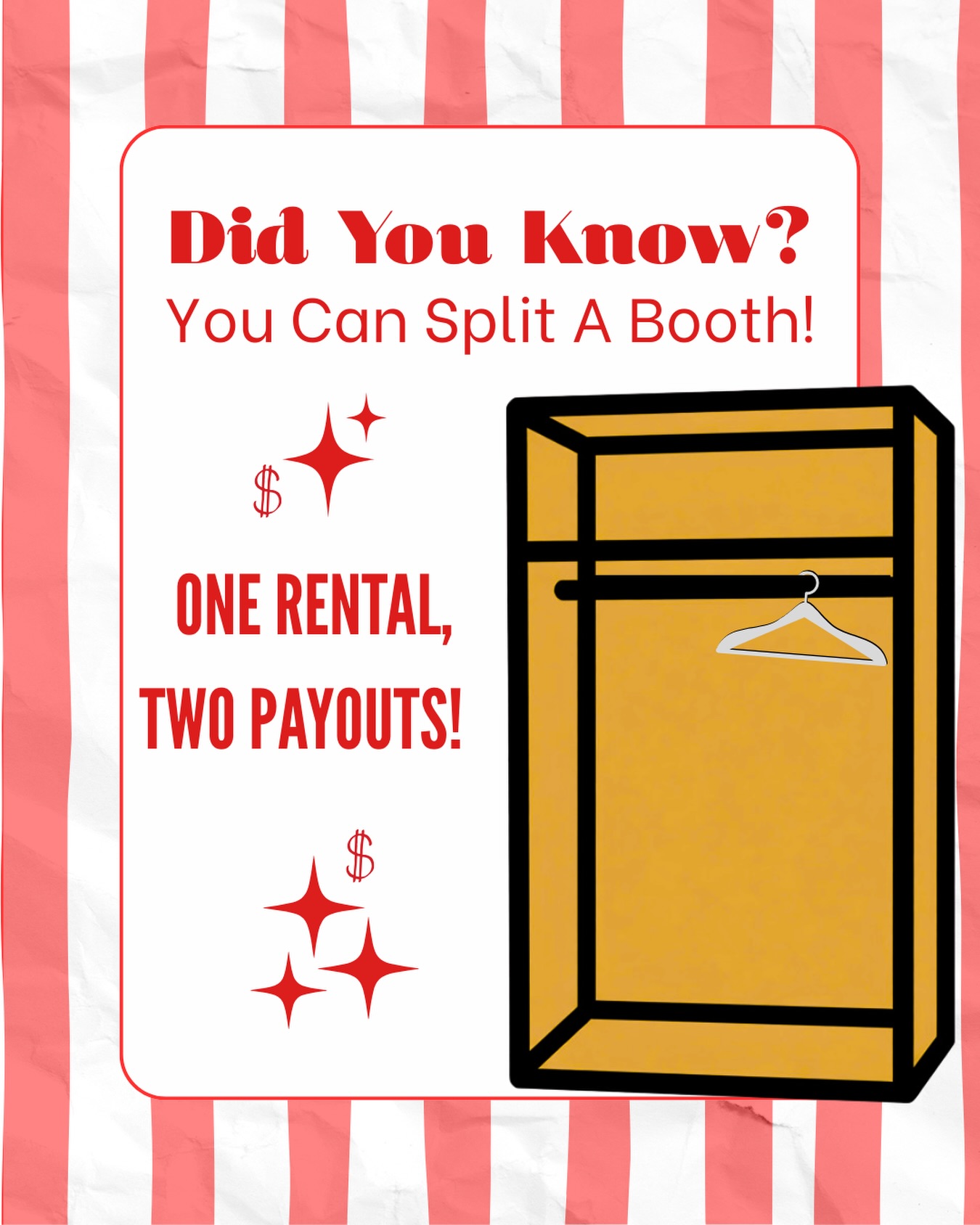 One booth. Two sellers. Twice the fun. 👯♀️
It’s the perfect way to clean out your closet with a friend, share the cost, and make room for new finds. Tag your booth bestie below and start planning your layout! 💸✨
.
.
And you do need it!
📍 5333 Menaul Blvd NE | ABQ
M-S 11-6:30 | Sun 11-6
.
#albuquerquethrift #albuquerquethrifting #abqthrift #abqconsignment #inthemiddletr