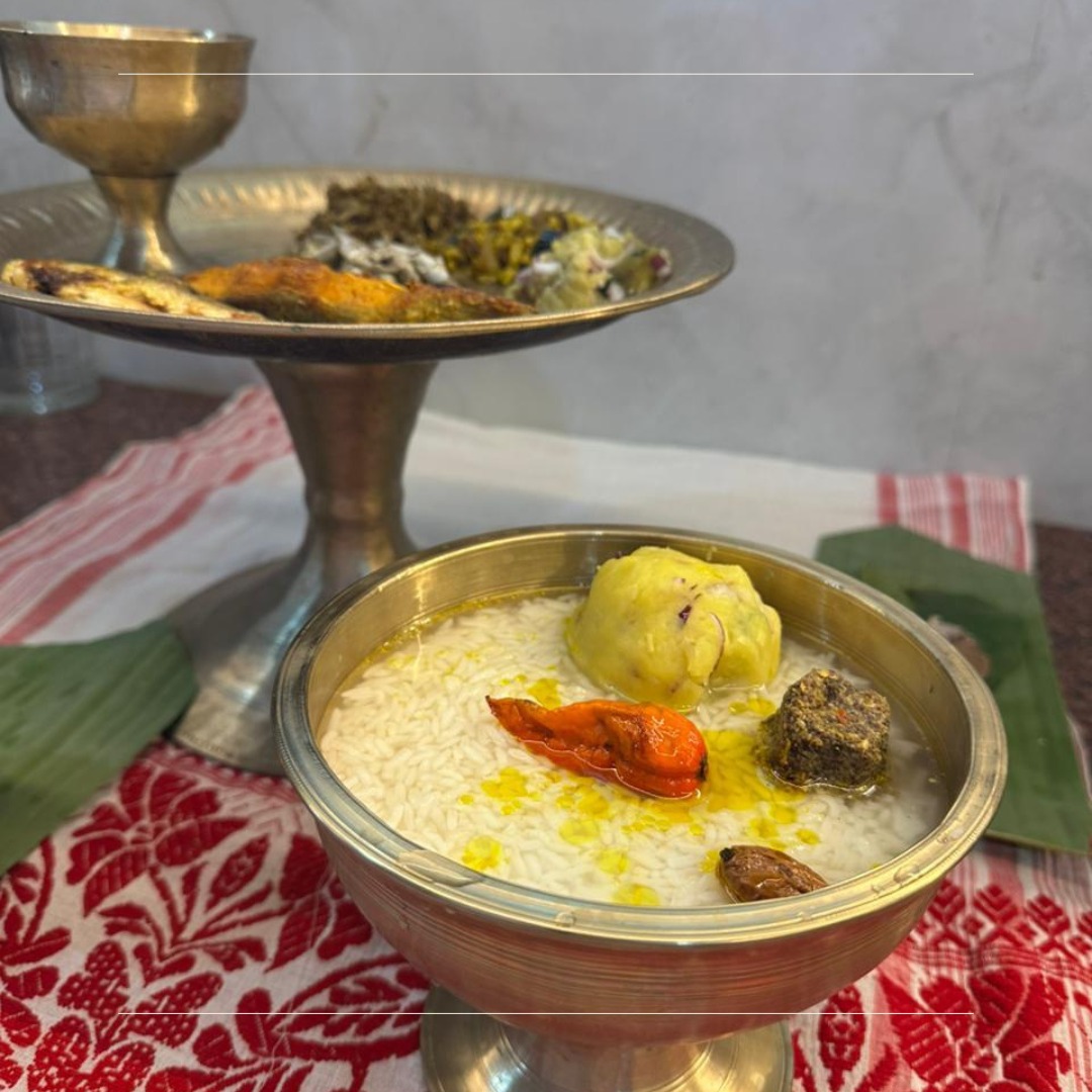 Poita Bhat (rice soaked overnight and lightly fermented), for Jahnvi, is more than a favourite dish. It is one she associates with growing up in Upper Assam and with the everyday rhythms of Assamese food culture.
Across India and around the world, similar ways of preparing rice exist in different forms—shaped by region and food traditions. From Panta Bhat in Bengal to Pazhaya Sadam in Tamil Nadu and many other variations, this humble preparation reflects how communities have long transformed leftover rice into meals that nourish, cool, and sustain.
#ConversationsOnFood #Assam #AssameseCuisine #FoodStories #FoodAndCulture #SameButDifferent #UnityInDiversity #RiceStories #FoodAndIdentity #StoriesThroughFood #IndianFoodCultures