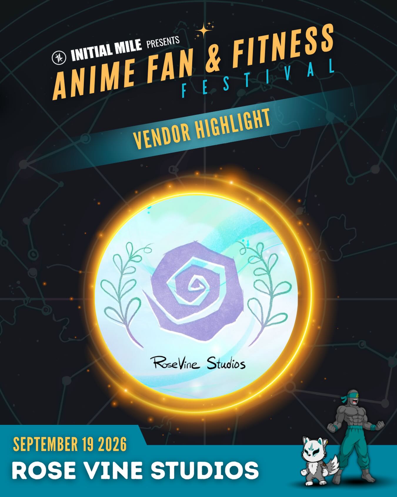 We’re excited to welcome @rosevine_studios to our Second Annual Anime Fan and Fitness Festival! Be sure to check out her art prints and stickers inspired by gaming, Pokemon, One Piece and more on Saturday September 19 at Christmas Hill Park in Gilroy CA. #animefanandfitnessfestival #initialmile #animefestival #fitnessfestival #bayareaevents