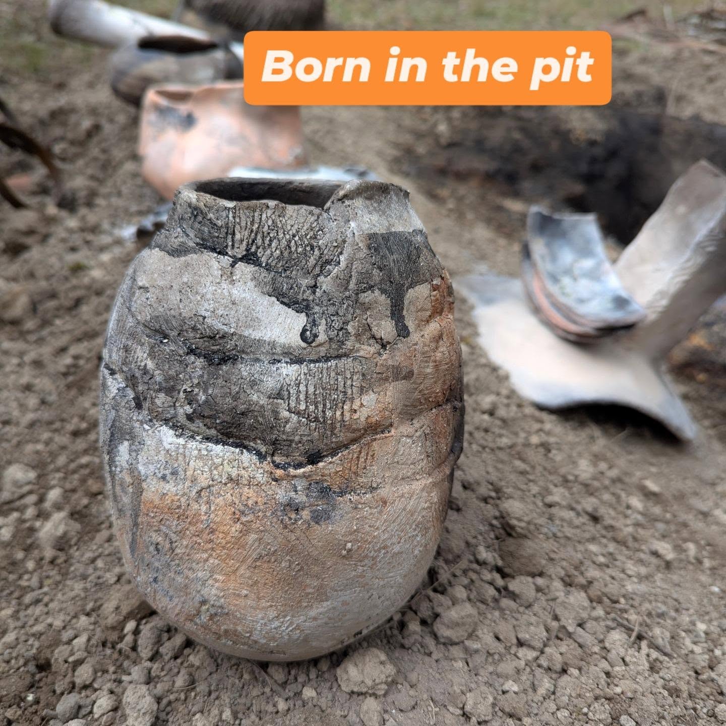 Fire, Form, Place.
From earth, through fire, back to earth.
Fresh from the pit, this vessel carries the marks of flame, smoke, ash and chance. Every firing leaves its own story etched across the clay—an unrepeatable record of process, place and time.
#PitFiredPottery #CeramicArt #AustralianCeramics #HandmadePottery #OpenStudiosSunshineCoast