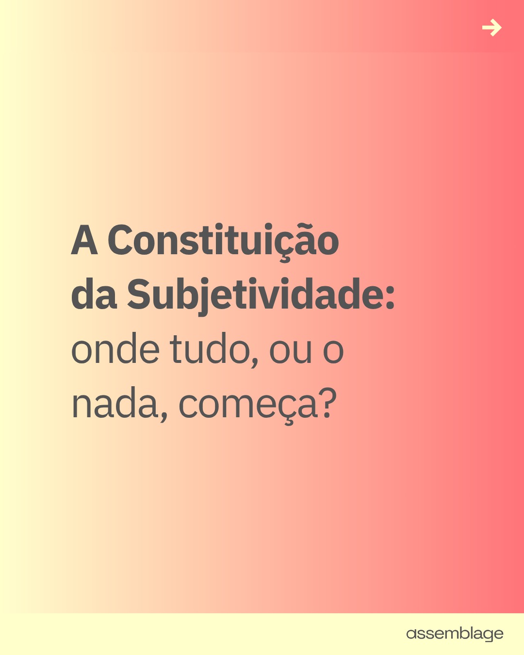 Na quarta-feira 01/07 o psicanalista André Luiz conduz o encontro online "A constituição do sujeito I ", onde investigaremos sobre o sujeito que nasce de um vazio, a linguagem que nos atravessa e o desejo que emerge justamente onde as respostas prontas falham.
Conheça o curso no link da bio.
Participe!
#ConstituiçãoDoSujeito #Psicanálise #Lacan #Subjetividade #InconscienteEDesejo