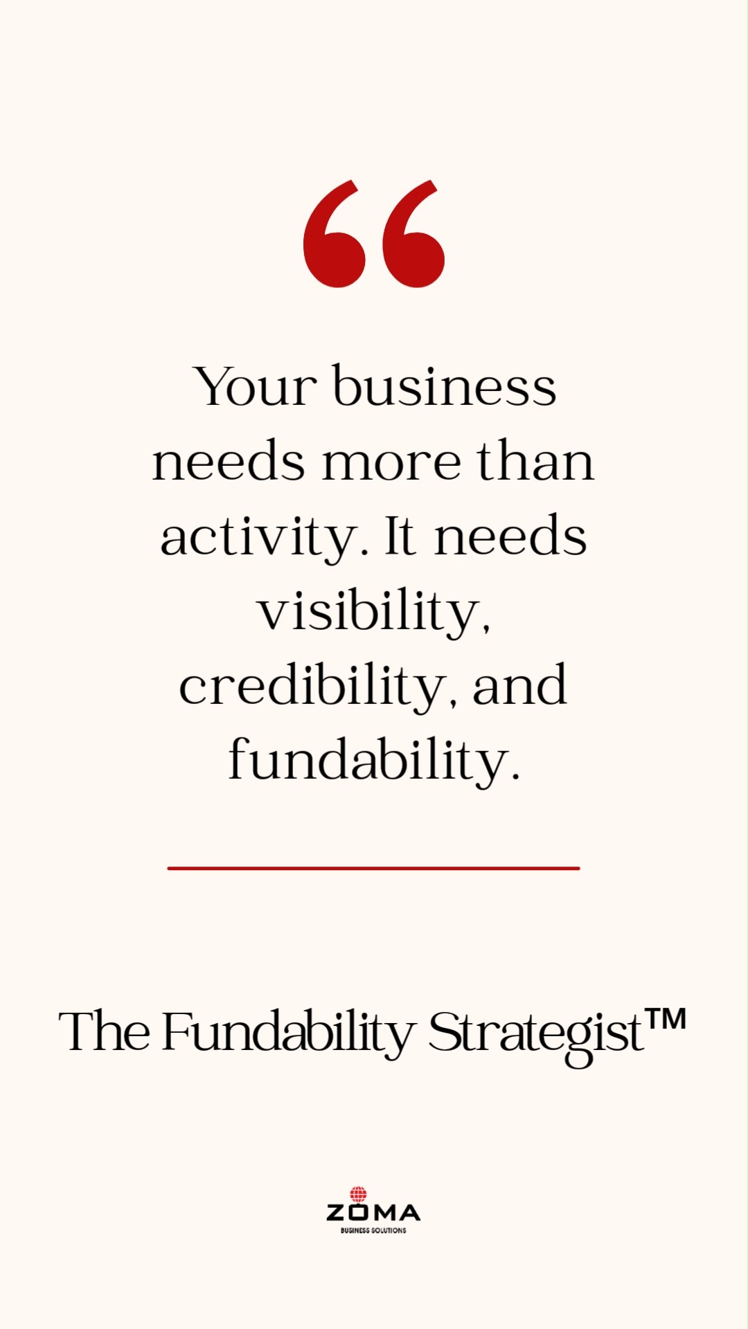Your business needs more than activity.
👉🏾 It needs visibility.
👉🏾 Credibility and,
👉🏾 Fundability.
Because being "busy" isn't the same as being ready.
📌 You can have customers.
📌 You can be posting.
📌 You can be selling...
🪙 But if your numbers are unclear,
🪙 Your records weak,
🪙 Or your cash flow can't be explained,
🪙 Opportunity will pass you by.
That's the sad truth.
That's because the system only responds to what it can see.
And that's a harsh reality few founders are willing to accept.
📺 On Wednesday, 24th June 2026 at 7:00 AM, I’ll be on @tttliveonline talking about:
📌 fundability,
📌 women-led businesses,
And why structure is no longer "optional".
I'll also be talking about our upcoming Fundable Lab™ and why it exists.
In it, we help women move:
✅ From activity to evidence
✅ From visibility to credibility
✅ From unclear numbers to strong structure
✅ From “I know my business has value” to “I can prove it”
📌 Tune in to **TTT | 24 June 2026 | 7:00 AM
📌 Apply for the next cohort of **The Fundable Lab™
🔗https://www.rhondaglynn.com/webinar-registration-4
Because in 2026, your business doesn't only need to be seen.
It also needs to be understood.
Comment READY if this is your season to build stronger.
#fundability
#TheFundableLab
#womeninbusiness #womenledbusiness