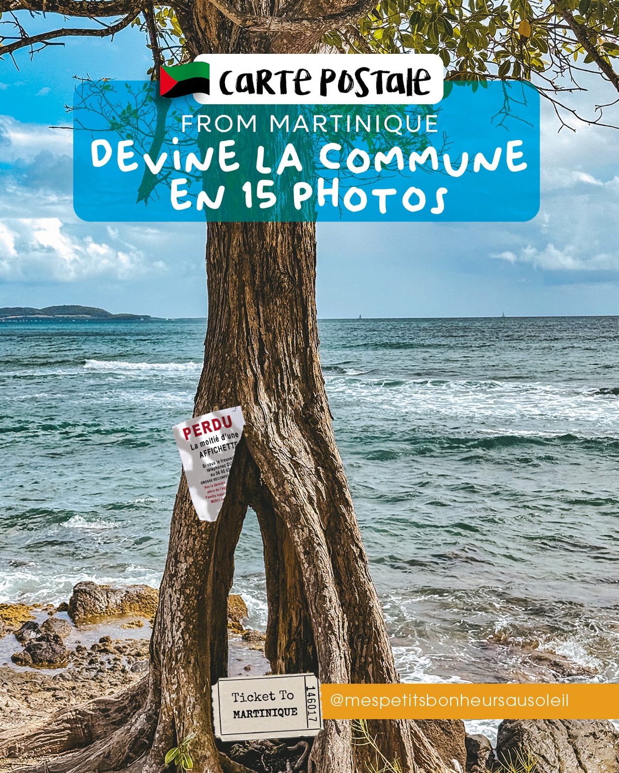 Devine cette commune en 15 photos et surtout avant les derniers slides !
#jeucommunemartinique
⚠️ Attention, petit indice : Si tu veux faire « l’école buissonnière » et décider de ne pas aller bosser, ne t’aventure pas en forêt…
.
Montre que tu connais bien la Martinique 🇲🇶 et dis en commentaire à partir de laquelle tu as trouvé 🥳
.
Alors, d’après toi, cette carte postale FROM MARTINIQUE 🇲🇶 t’as emmenée où cette fois-ci ?
.
.
.
#martinique #cartepostale #ousuisje #martiniquetourisme gomartinique
