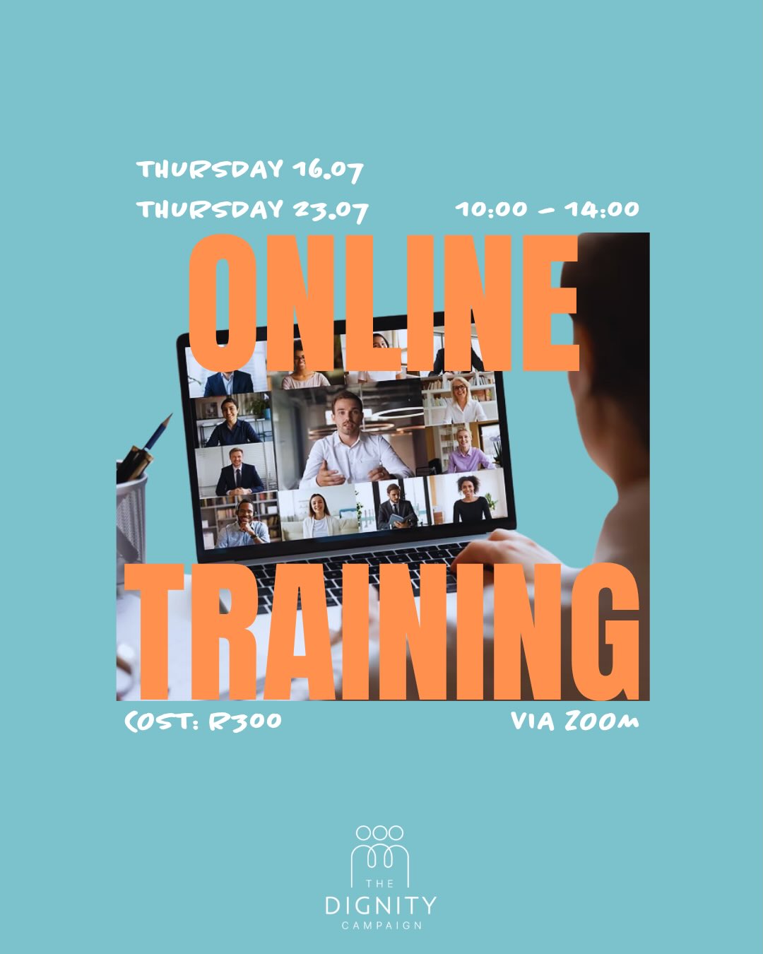 You’re all invited!!👋
This online training will be held on Thursday, July 16th and Thursday, July 23rd. Each day will consist of two sessions: the first session from 10:00 am to 11:30 am, followed by a 30-minute lunch break, and then the second session from 12:00 pm to 2:00 pm.
COST: R300
16 Jul 2026 - 10:00 SAST
23 Jul 2026 - 14:00 SAST
Zoom
We hope to see you there!🙌💻
#training#youth#dare#dreammakeadifference
