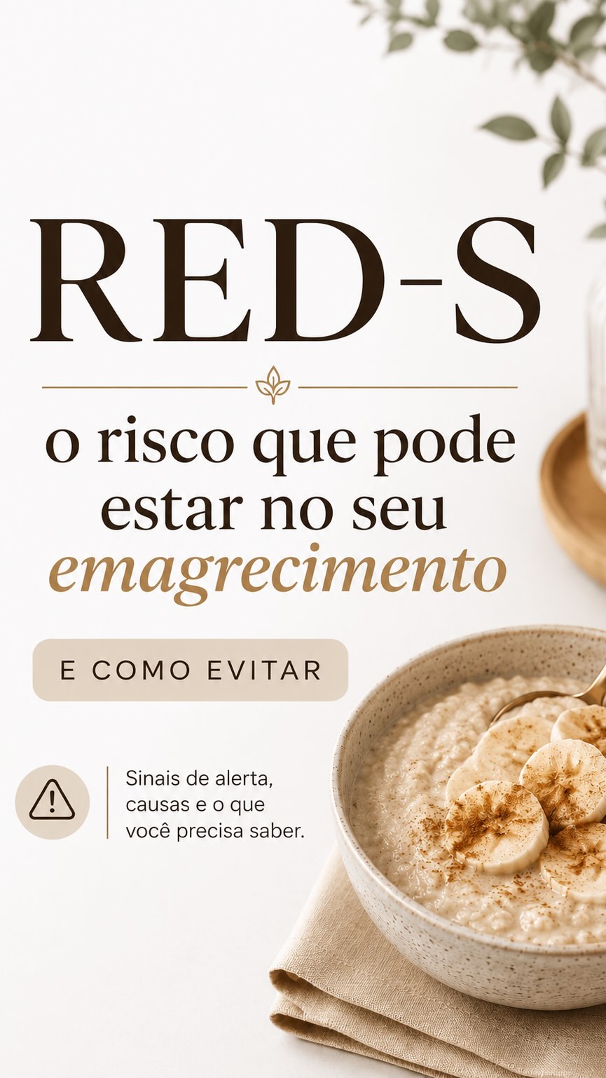 🚨 Você está emagrecendo… ou ficando sem energia?
Muita gente acredita que comer cada vez menos e treinar cada vez mais é sinal de disciplina.
Mas existe uma linha tênue entre um déficit calórico planejado e uma condição chamada RED-S (Síndrome da Deficiência Energética Relativa no Esporte).
Quando o corpo recebe menos energia do que precisa, ele começa a economizar recursos. E essa conta pode aparecer na forma de:
⚠️ cansaço excessivo
⚠️ queda de rendimento
⚠️ alterações menstruais
⚠️ lesões frequentes
⚠️ queda de cabelo
⚠️ compulsão alimentar
⚠️ dificuldade para recuperar após os treinos
E atenção: isso pode acontecer inclusive com pessoas que estão usando as canetinhas para emagrecimento, principalmente quando há medo de comer carboidratos e aumento excessivo dos treinos.
A medicação não causa RED-S.
Mas a combinação entre menos ingestão alimentar, mais exercício e falta de acompanhamento nutricional pode aumentar esse risco.
💡 Emagrecer não deveria custar sua saúde hormonal, sua massa muscular ou sua qualidade de vida.
➡️ Volte um post no meu perfil e veja o carrossel completo sobre RED-S. Lá eu explico em detalhes o que é essa síndrome, os principais sinais de alerta e por que ela merece atenção.
Salve este conteúdo e envie para aquela pessoa que acredita que “quanto menos comer, melhor”.
#cansaço #saudedamulher #tirzepatida #conexaonutris #emagrecimentosaudável