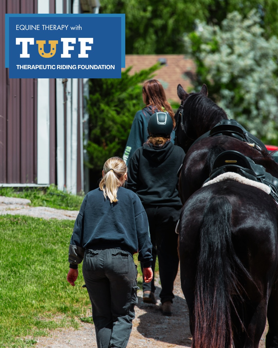 Equine Therapy with TUFF Therapeutic Riding Foundation ππ
How does the Tuff program work?
The Tuff program is designed using a 10-week model that has been specifically tailored to youth at risk. The youth attend weekly for approximately 3 hours. They are matched with a horse and volunteer who partner with them for the duration of the program. Participating youth address specific treatment goals and issues, including trauma, depression, anxiety, anger etc. They also learn basic horsemanship and riding skills.
The mental health benefits include, but are not limited to:
* emotional regulation
* impulse control
* empathy
* positive problem solving
* emotional maturity
* anti-anxiety strategies
We serve youth who are struggling with mental health issues and addictions. Youth from marginalized groups including 2SLGBTQI+ community, youth in the criminal justice system, black and indigenous youth and those who have been victims of sex trafficking.
Being a youth at-risk is a root cause for poverty, addiction, violence, suicide, and dependency on social services and/or interaction with the criminal justice system. Intervention and support such as our therapeutic riding program can change this trajectory. The youth referred to the program represent one of the most vulnerable populations, who are very much in need of improved access to mental health services. Equine therapy provides a non-traditional form of mental health support which this population responds well to, rather than to more formal modes of therapy. Our youth often face a sense of hopelessness and powerlessness.
Our unique approach to mental health wellness has a profound effect on the individual youth and subsequently their communities.
If you would like to get involved as a volunteer or wish to donate to our foundation, head over to our website, www.tuffriding.com (link available in bio!) π
#tufftherapeuticridingfoundation #equinetherapy #tuffriding #youthatrisk #youthmentalhealth