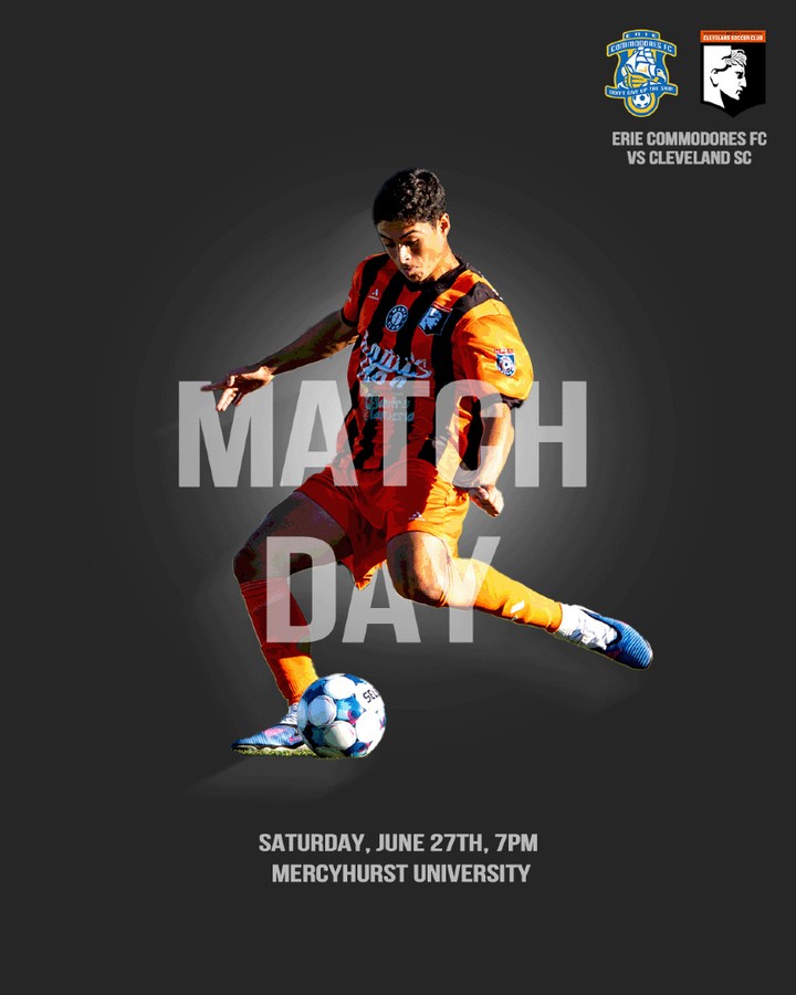 Match day in Erie.
Cleveland SC closes out the regular season tonight against Erie Commodores FC, with playoff positioning still on the line.
One final regular-season test before the postseason begins.
Kickoff: 7:00 PM EDT
Watch live and follow along tonight.
#WeAreCLE