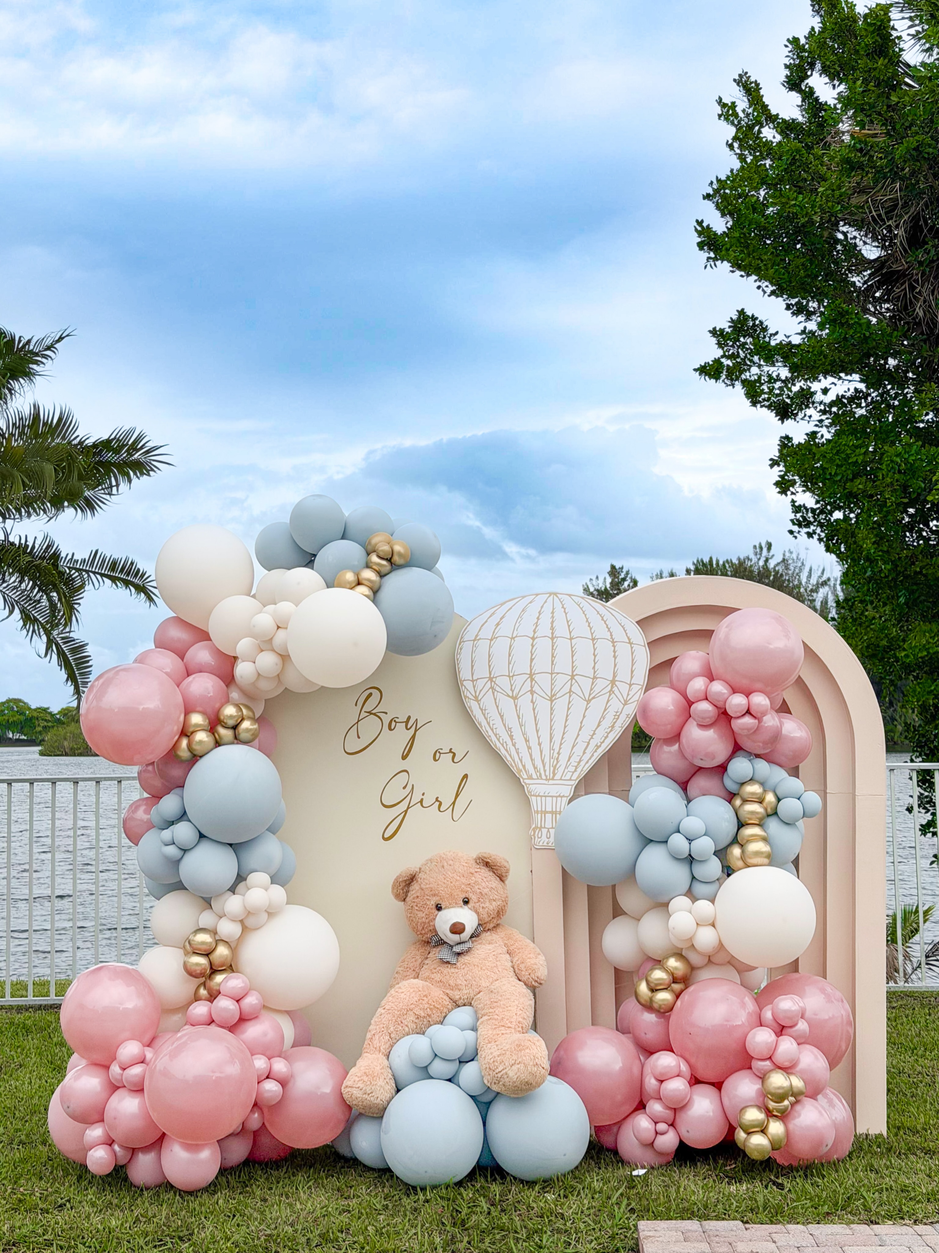 A custom teddy bear decoration designed to create the perfect backdrop for photos and an unforgettable reveal. ๐งธ๐๐ฉท
.
.
.
#genderreveal #miamigenderreveal #genderrevealideas #genderrevealtheme #genderrevealmiami