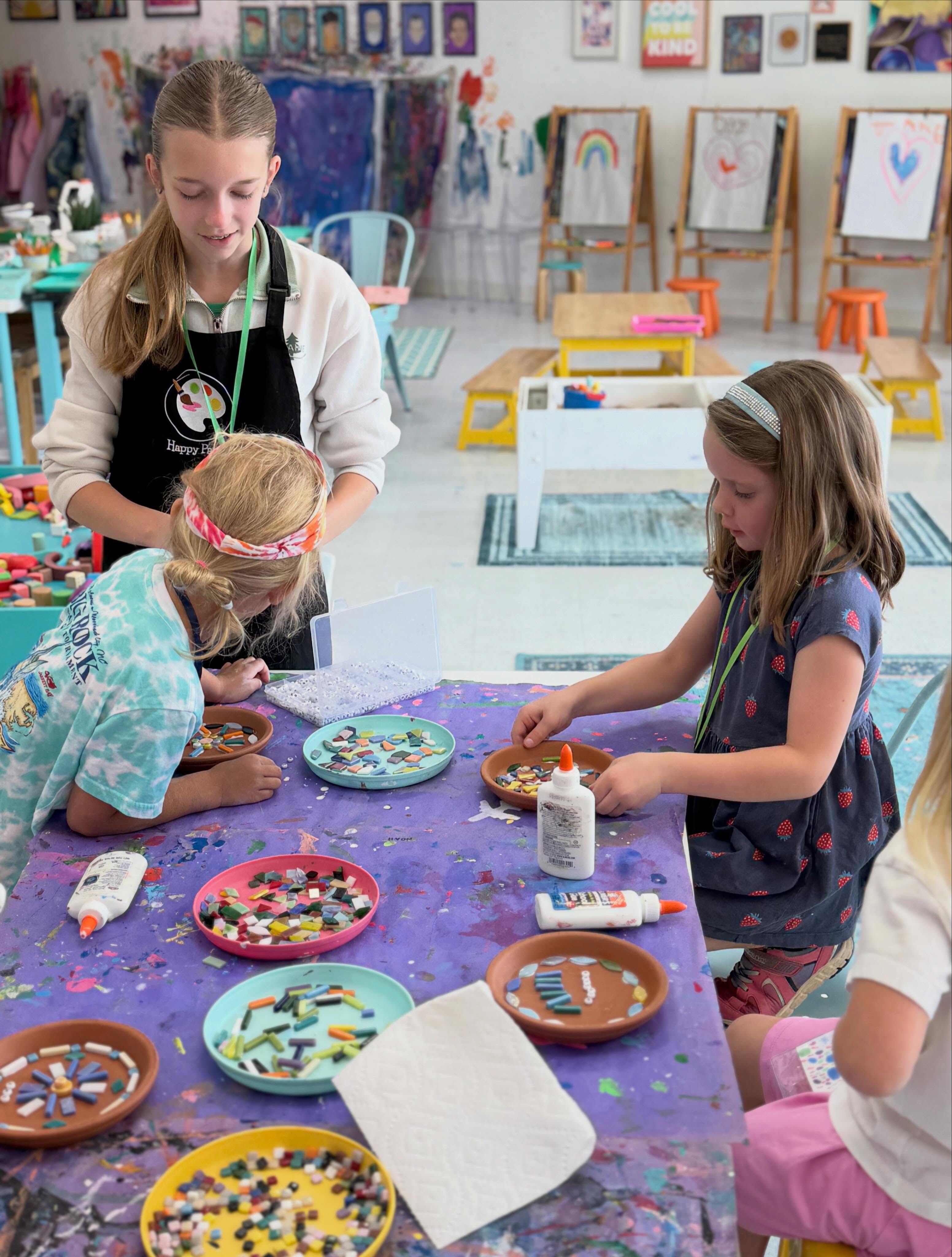 Snippets from last weekโs Mosaic Madness summer camp!